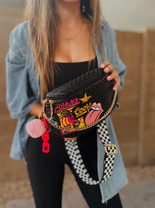 HA-retro rock and roll baddie  -black OG+PHOENIX BAG