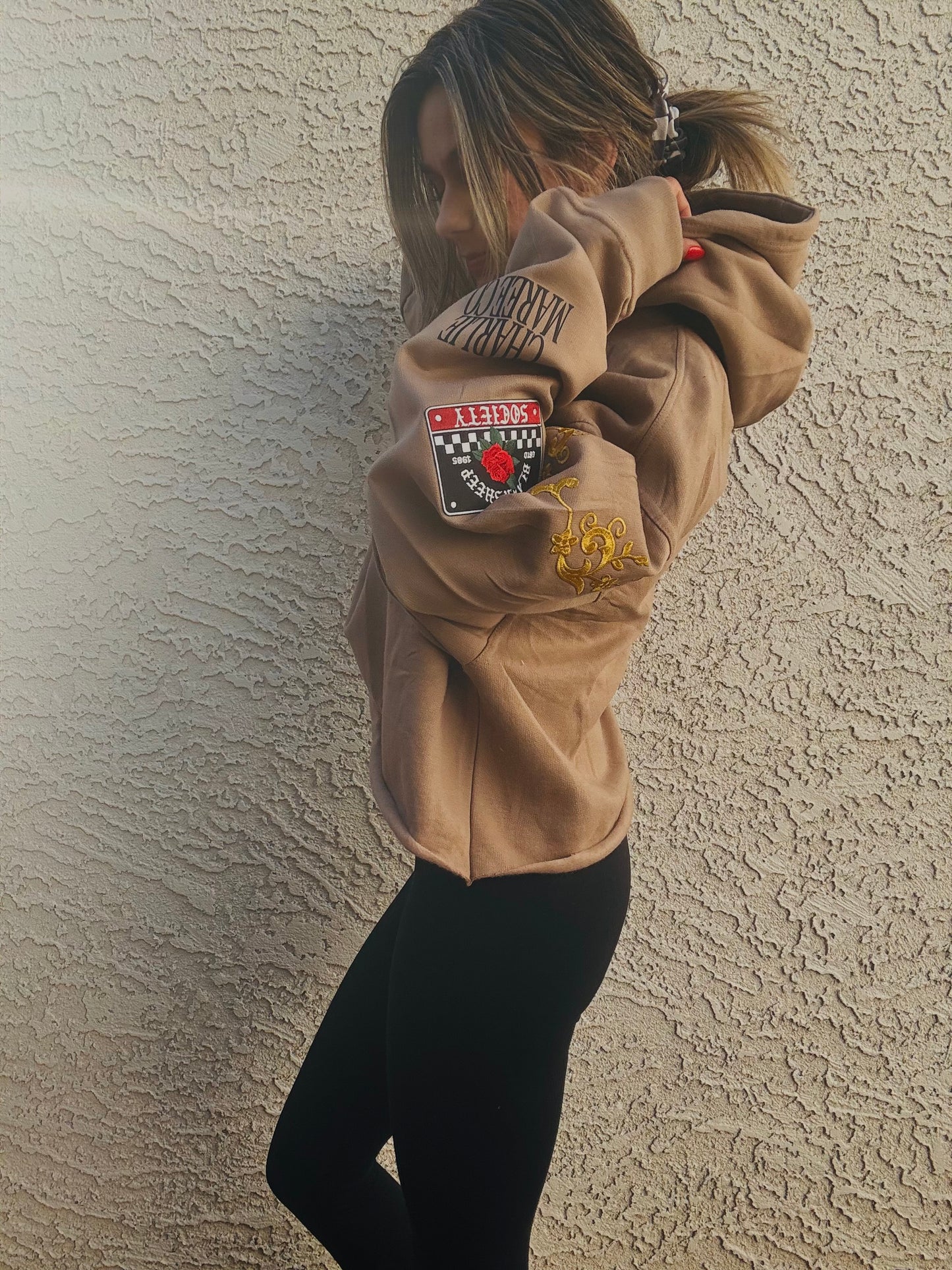 BBH-Betty Button Hoodie-black sheep babe