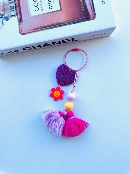 BFS- acrylic tote, charms 4