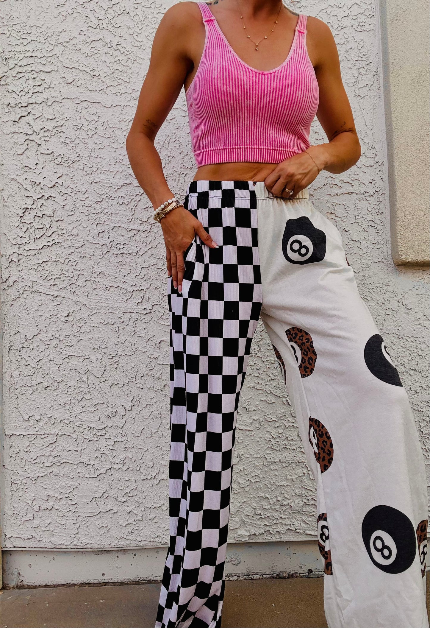 CB- DOUBLE TROUBLE+Wide Led Everyday “ not” so Casual pants