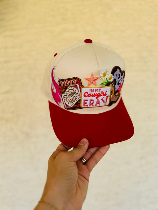 8- fired up cowgirl era vintage trucker