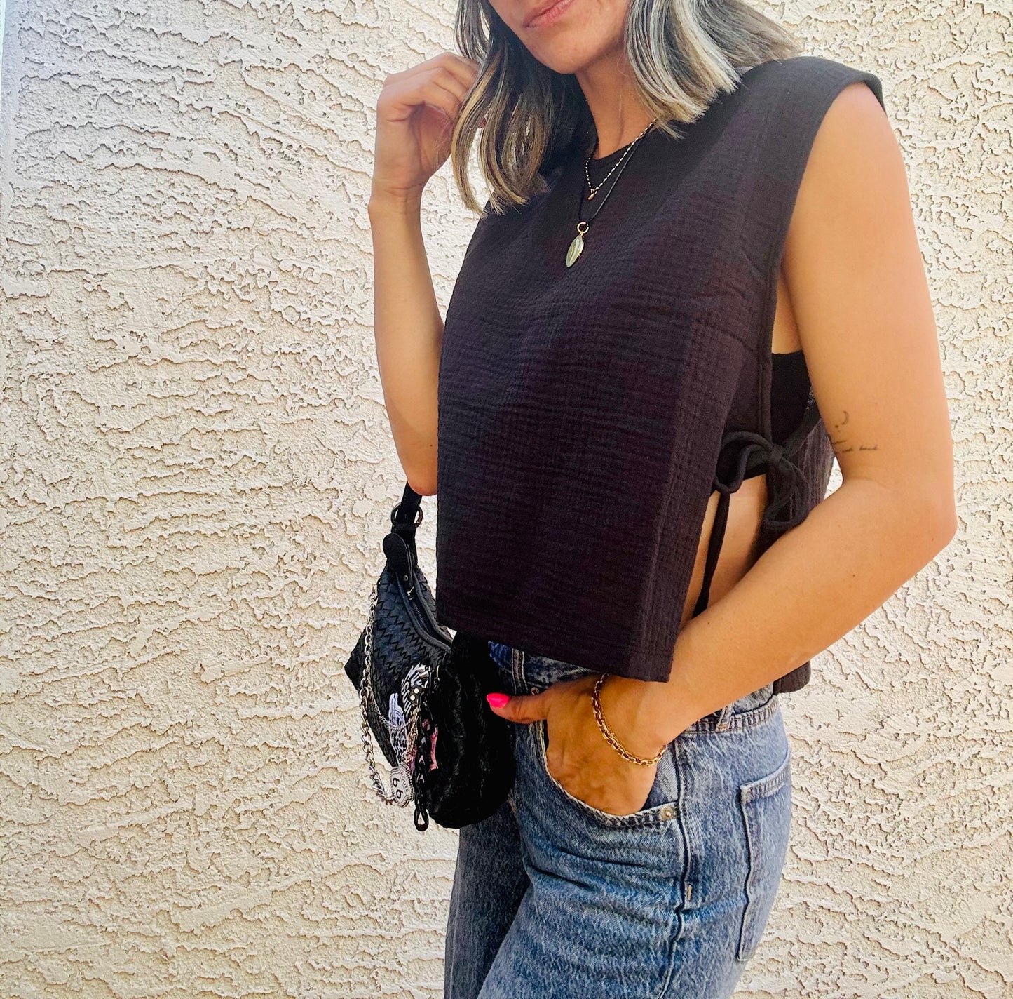 The Charlie Linen Top