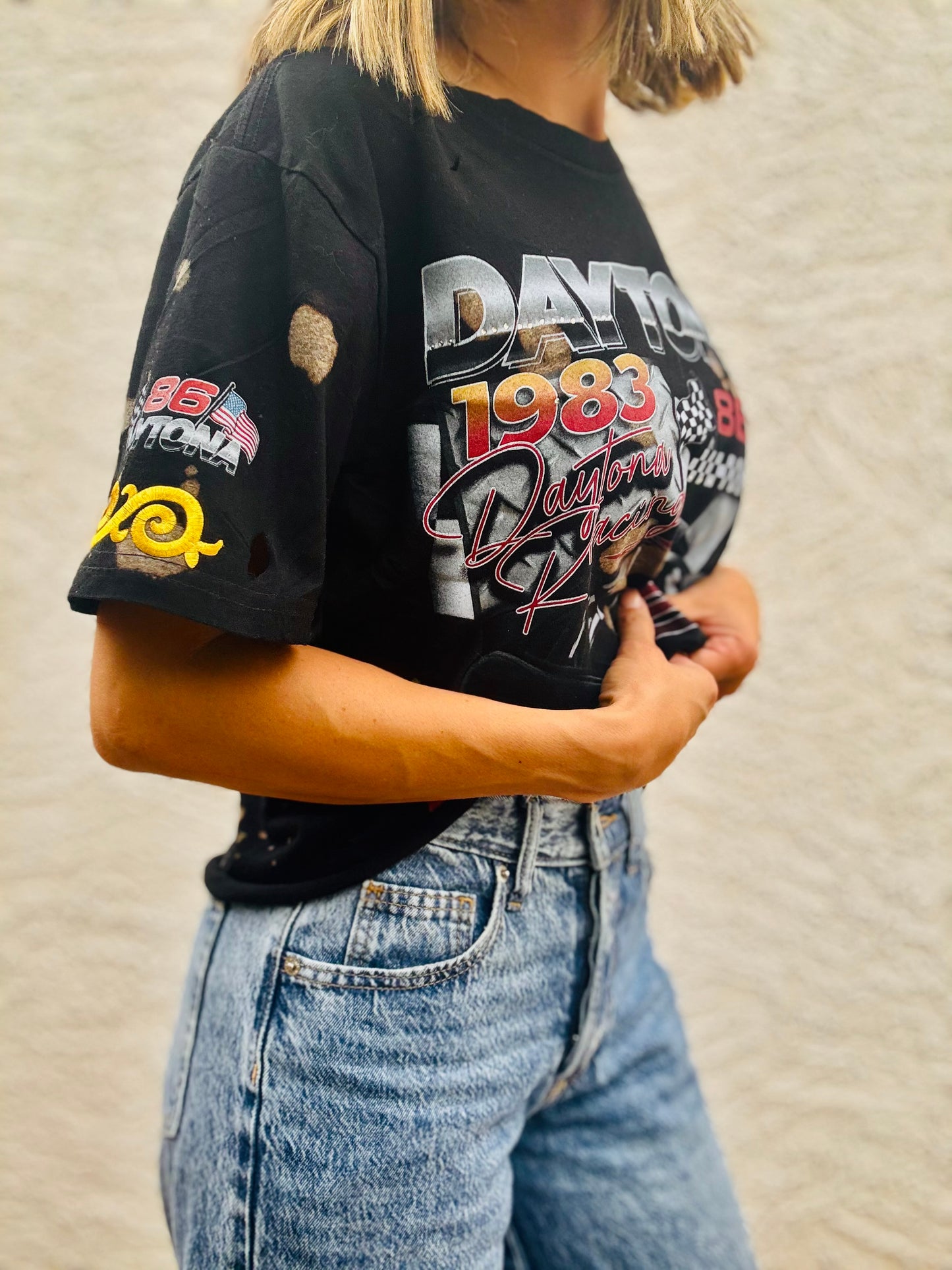 DT-live fast vintage+ I + Dad Tshirt MEDIUM