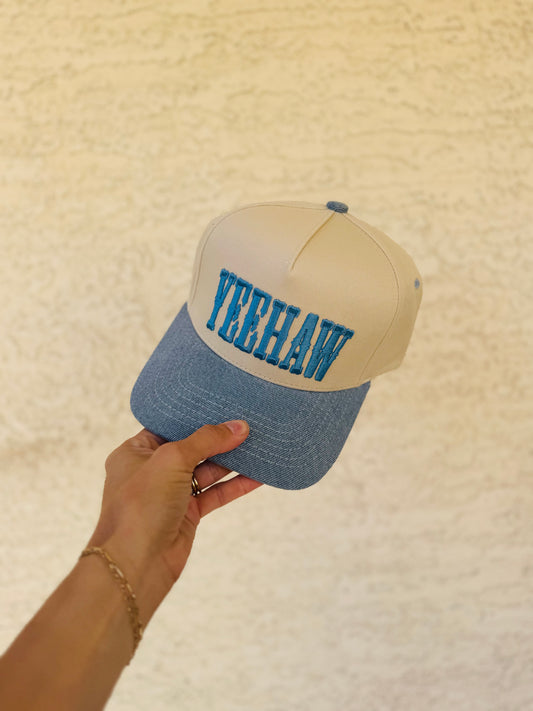 VT-YEEHAW BLUE DENIM BABE Traditional premium vintage SnapBack