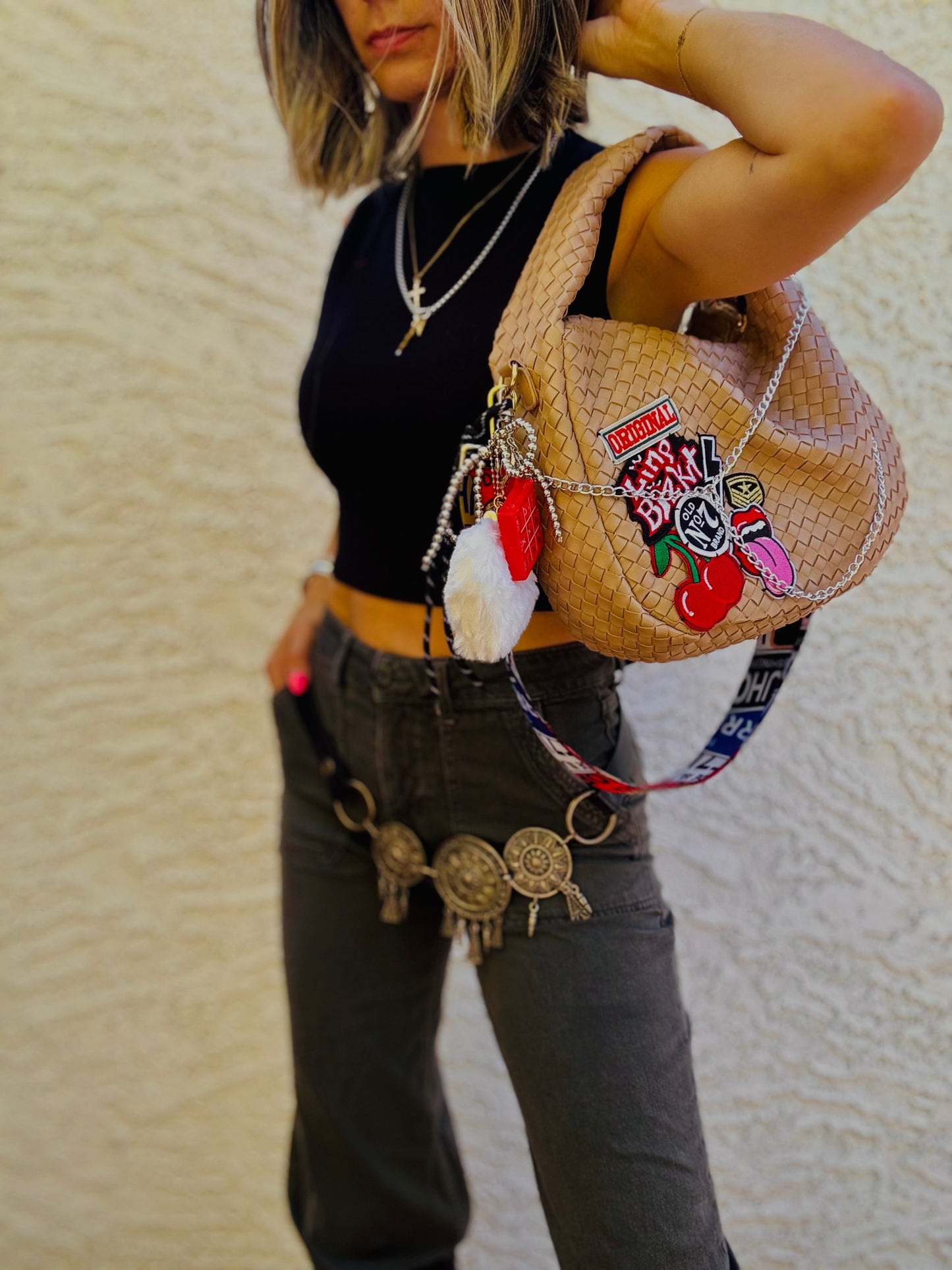 BBBC-badass Groupie Band babe.+ CHANDLER BAG* taupe