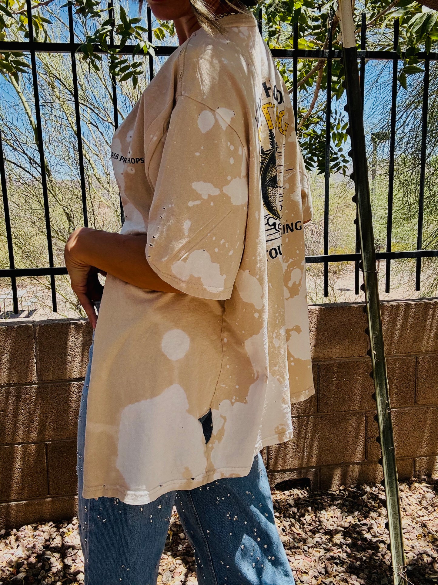 HD-BASS VINTAGE - DAD KIMONO TEE MENS XL