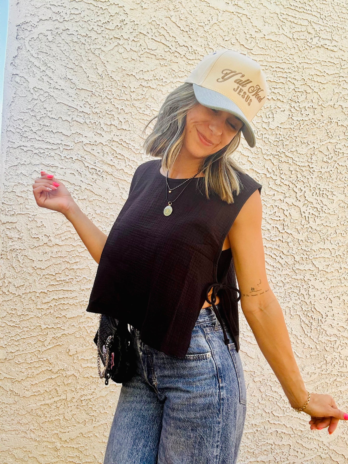The Charlie Linen Top