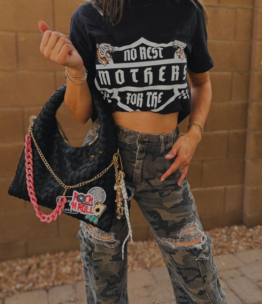 OO-ROCK AND ROLL ACES  - Woven SHOULDER & CROSSBODY