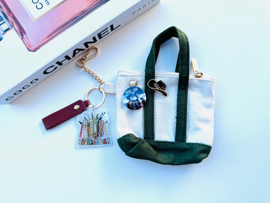 BFS- mini tote bag charm 2