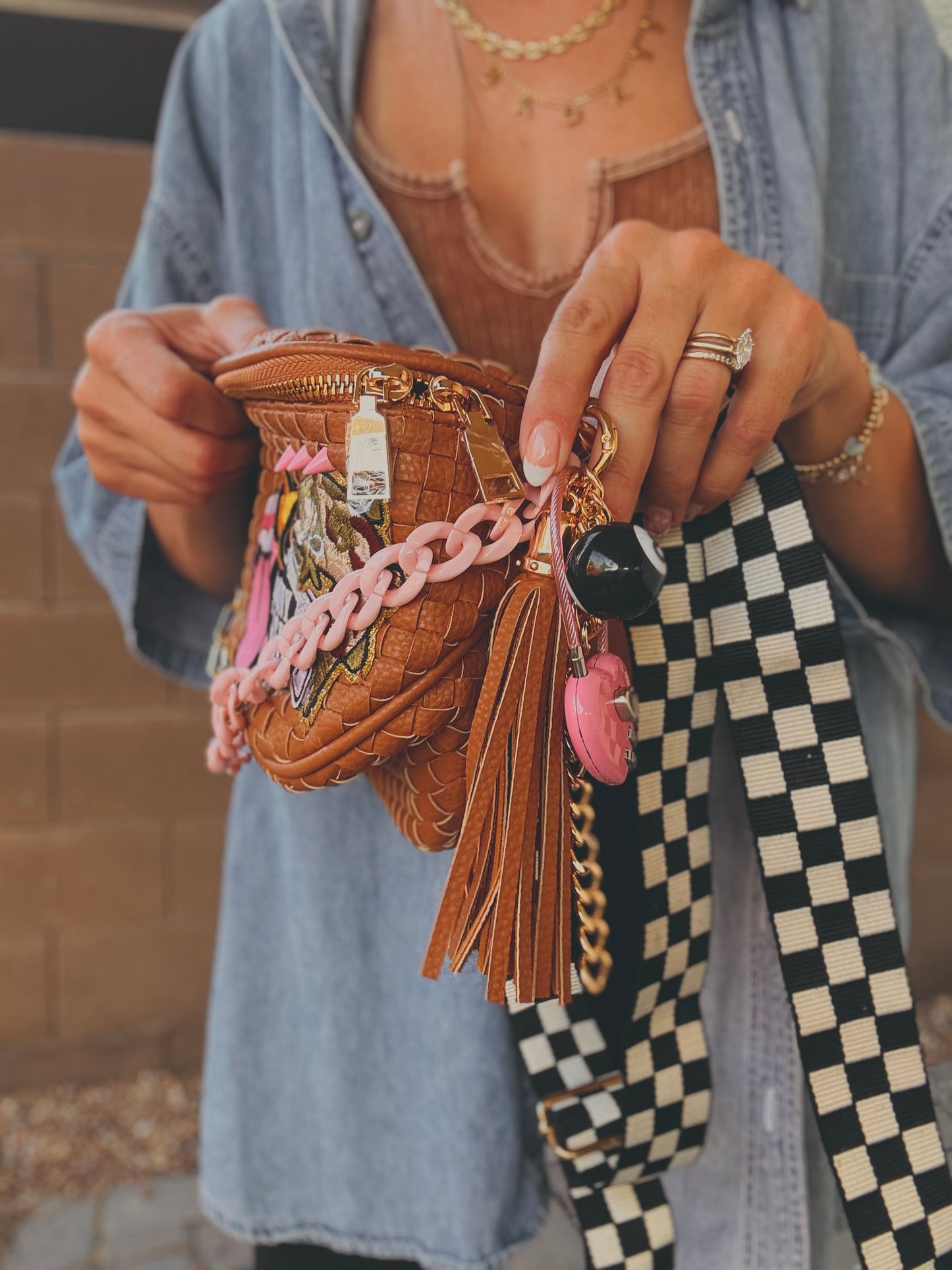 FC-Cash Camo+ upgraded checkered strap OG+PHOENIX BAG
