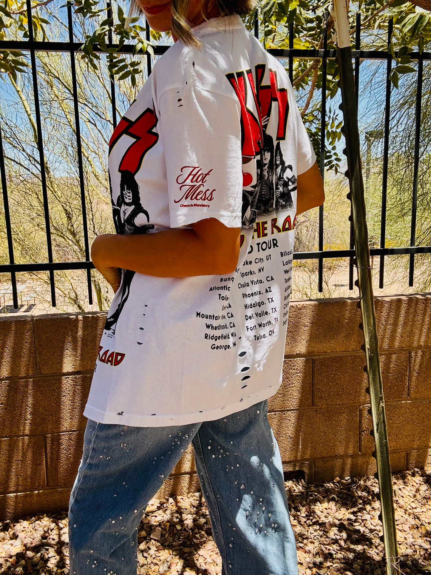 HD- RETRO BAND ERA - DAD KIMONO TEE MENS SMALL