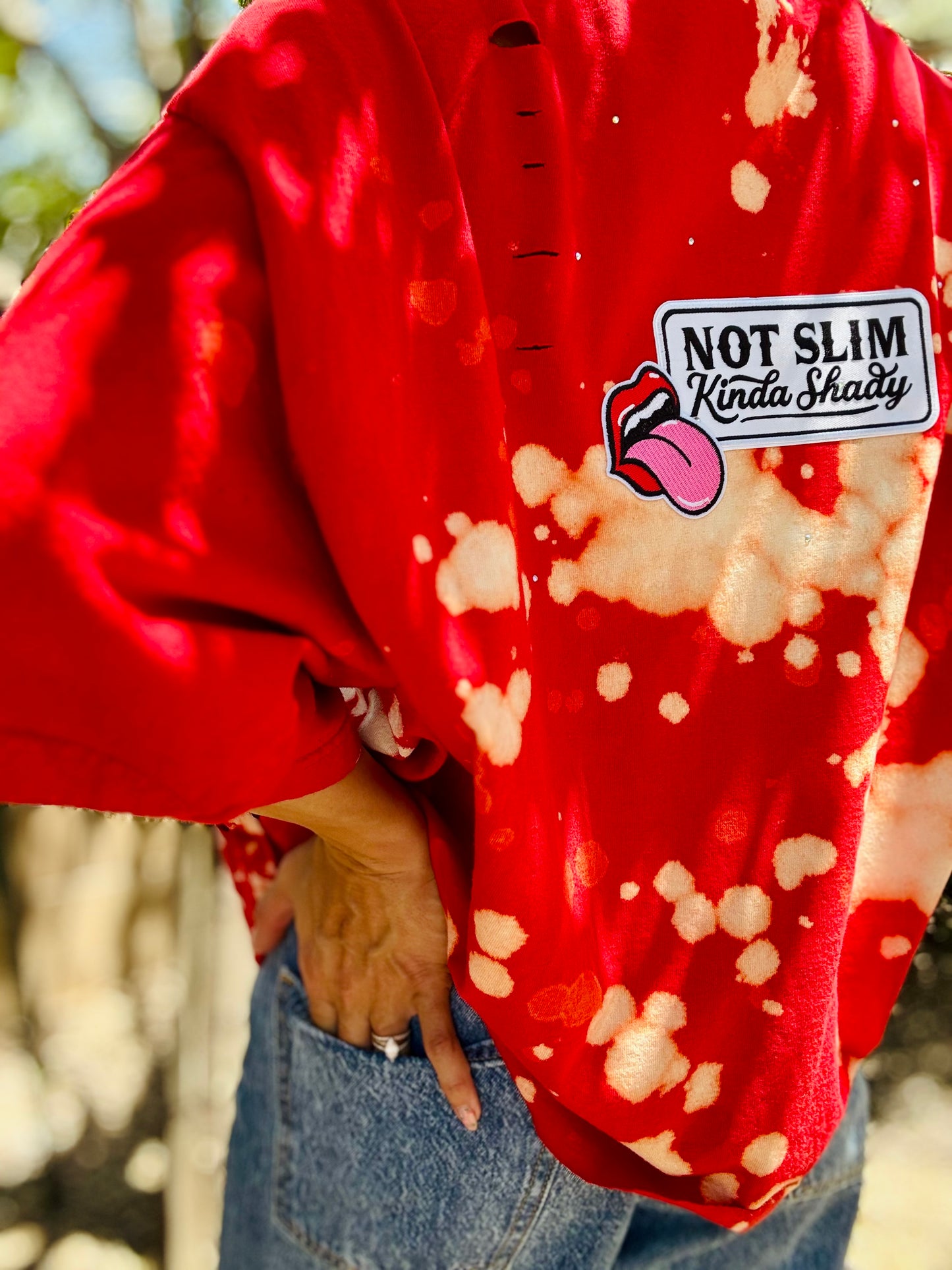 HD-motorcycles forever – not slim kind of shady rhinestone  - MENS 2XL