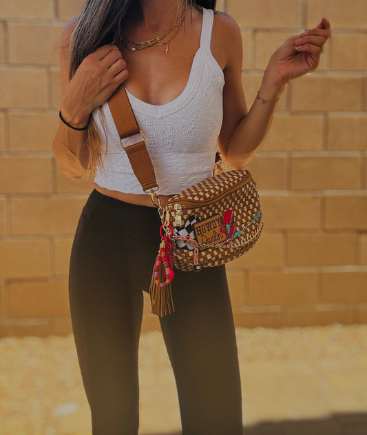 HC- Hody darlin checkered pink OG+PHOENIX BAG