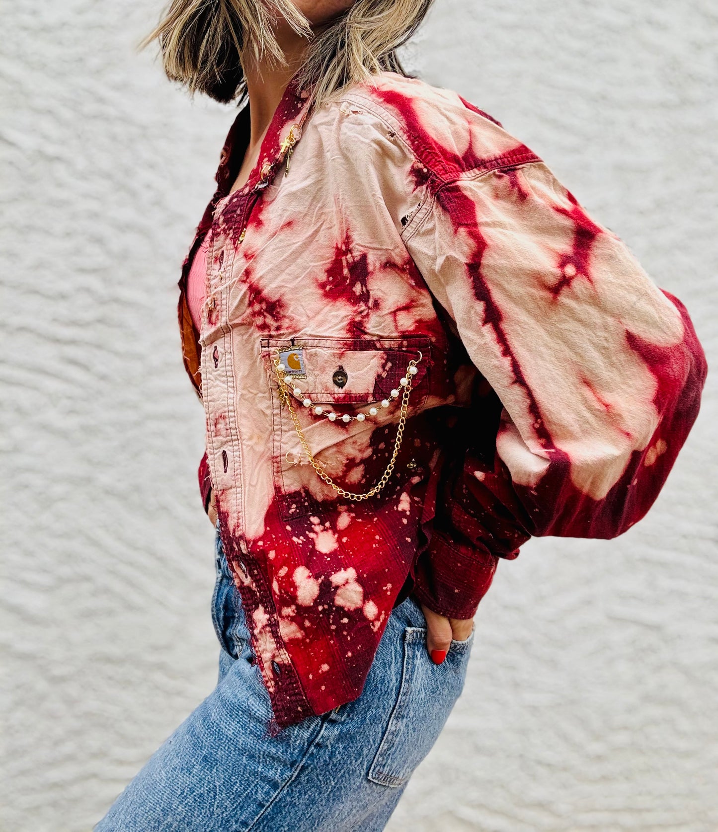 VTS-merlot hartt long sleeve baddie+ Vixen Tshirt