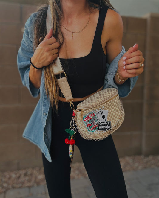 HA-cowboy wrangler - grey and crème OG+PHOENIX BAG