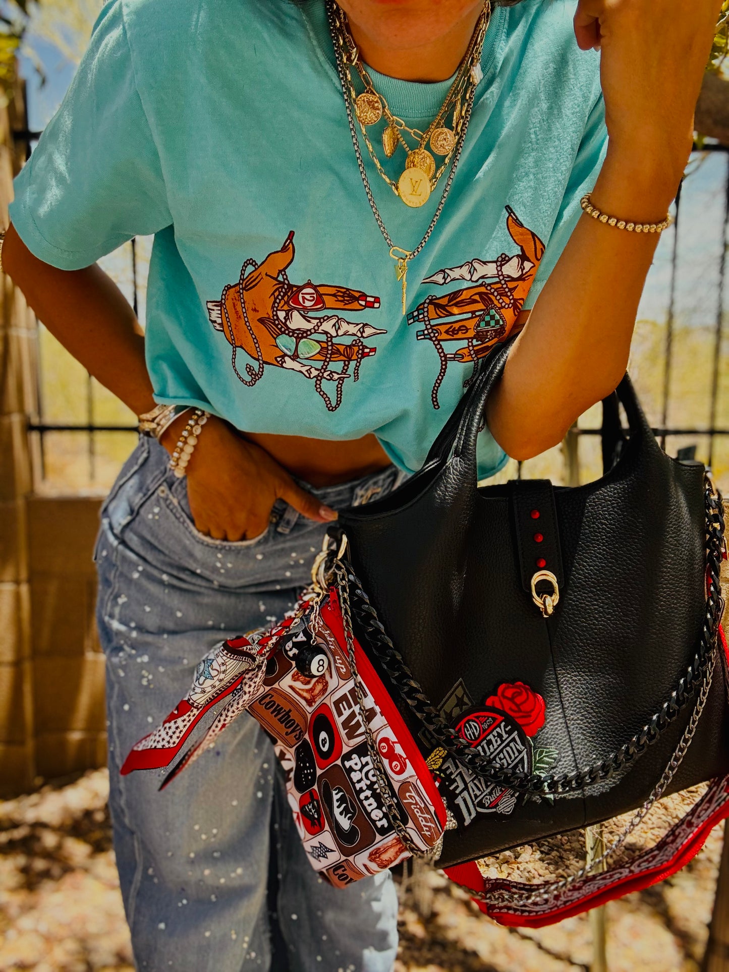 SAT- howdy bike babe+ TUCSON ￼** multi straps