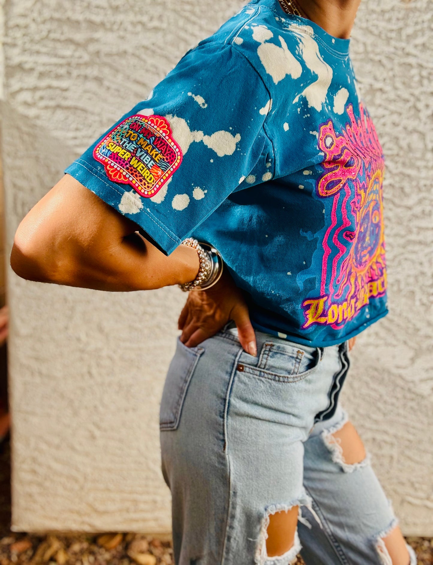 TEE-retro mama music  - DAD TEE MENS SMALL