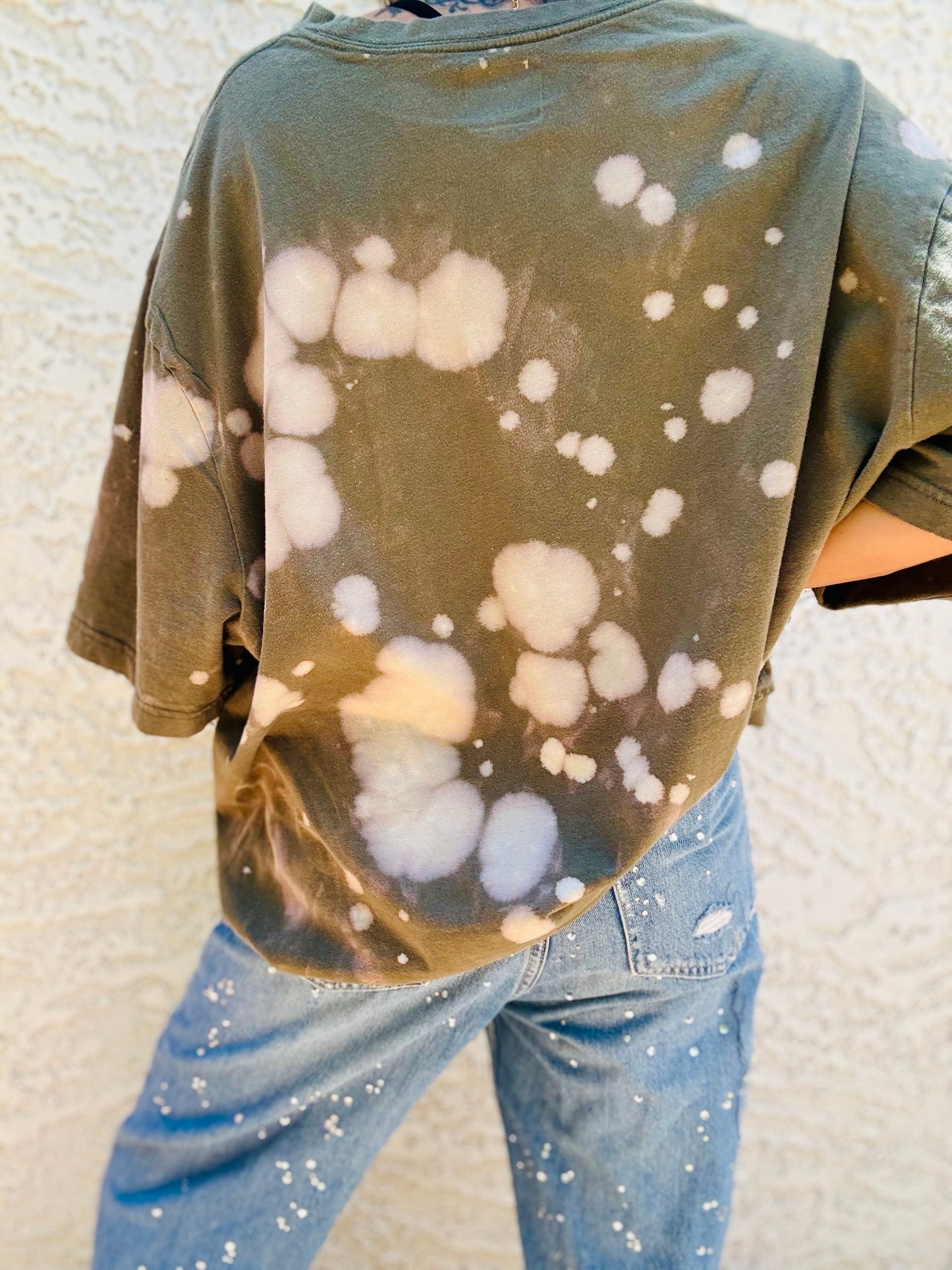 TEE- happy is the new rich HUSBAND POCKET SHIRT - MENS 3XL CUT
