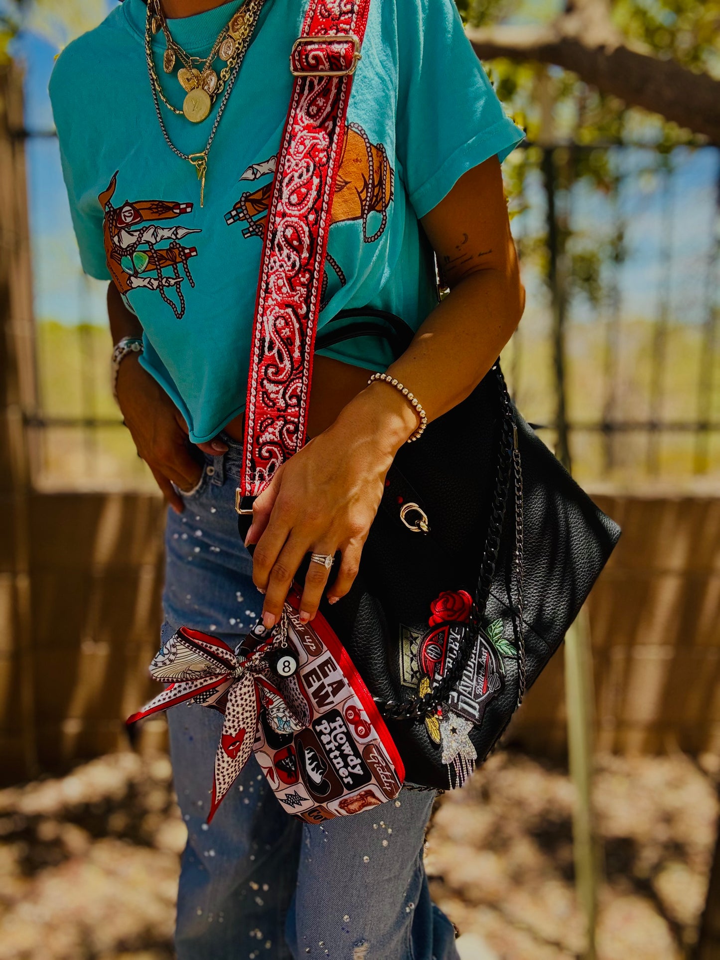 SAT- howdy bike babe+ TUCSON ￼** multi straps
