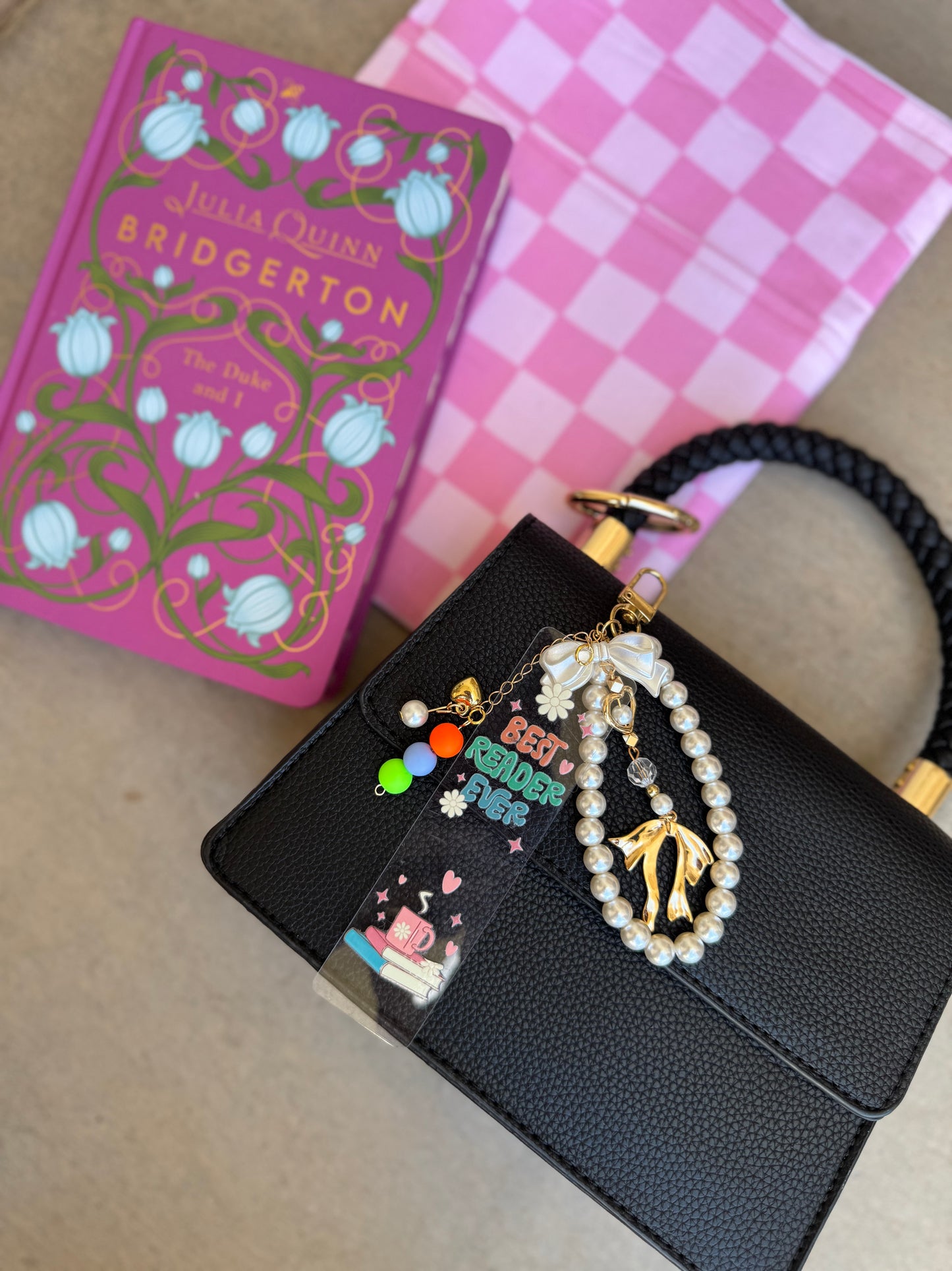 BBC-hand beaded+BOOK BAG CHARM 1