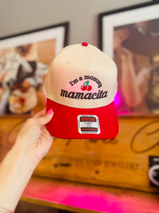 CT-mamacita  * two tone canvas premium SNAPBACK TRUCKER