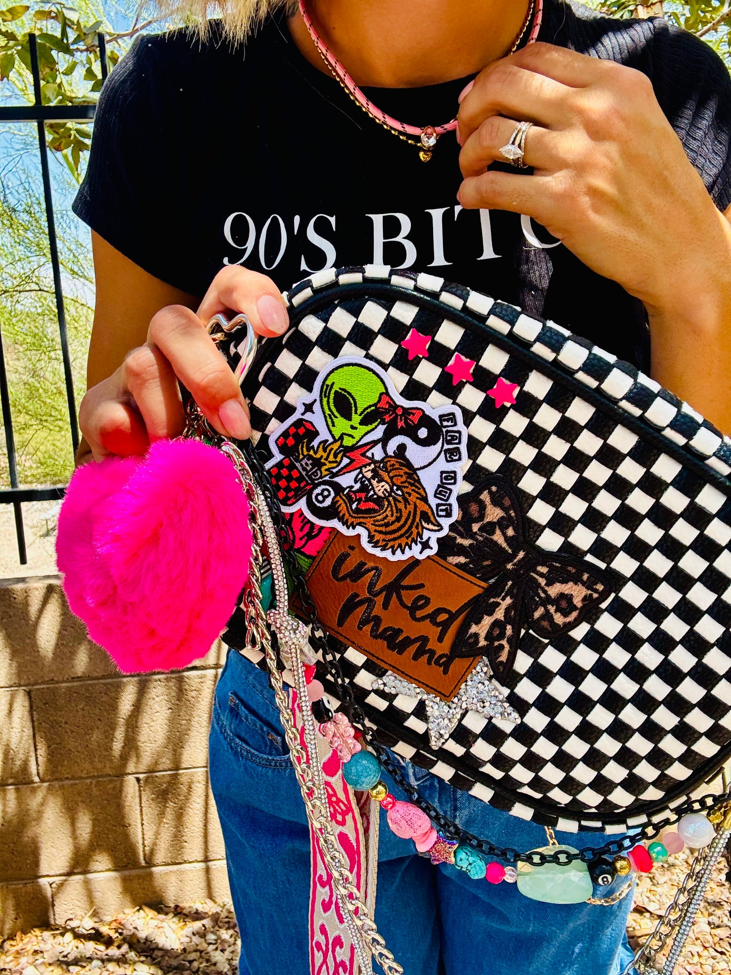 CC-Inked mama neon -*Page Bag* 2 strap 3 ways to wear