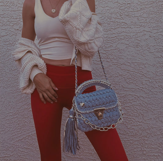 FF- Silver Ren ** upcycled genuine designer button ** + THE SERENA