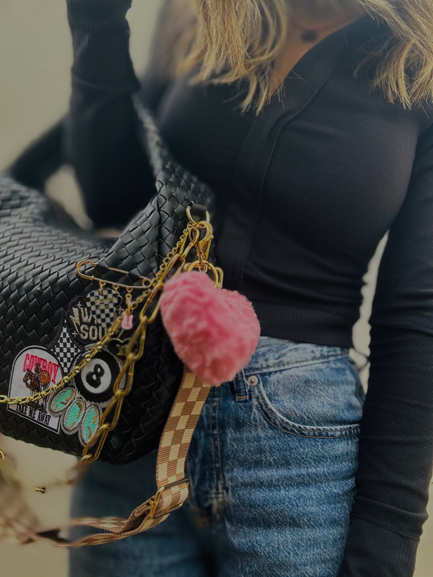 AM-Cowboy take me away  *CHANDLER BAG** black