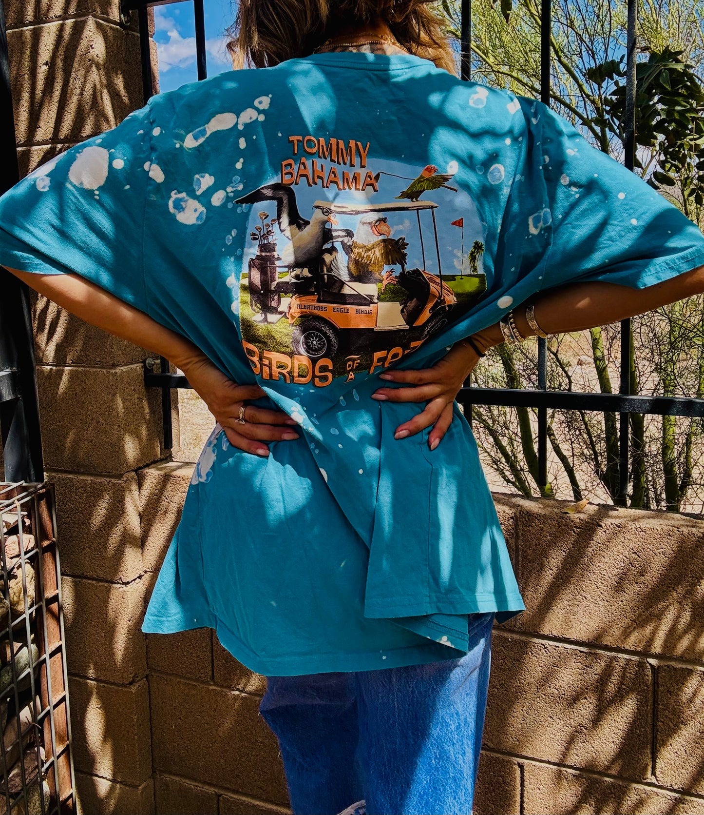 TEE-TOMMY B BOAT DAY+DAD KIMONO CUT XL