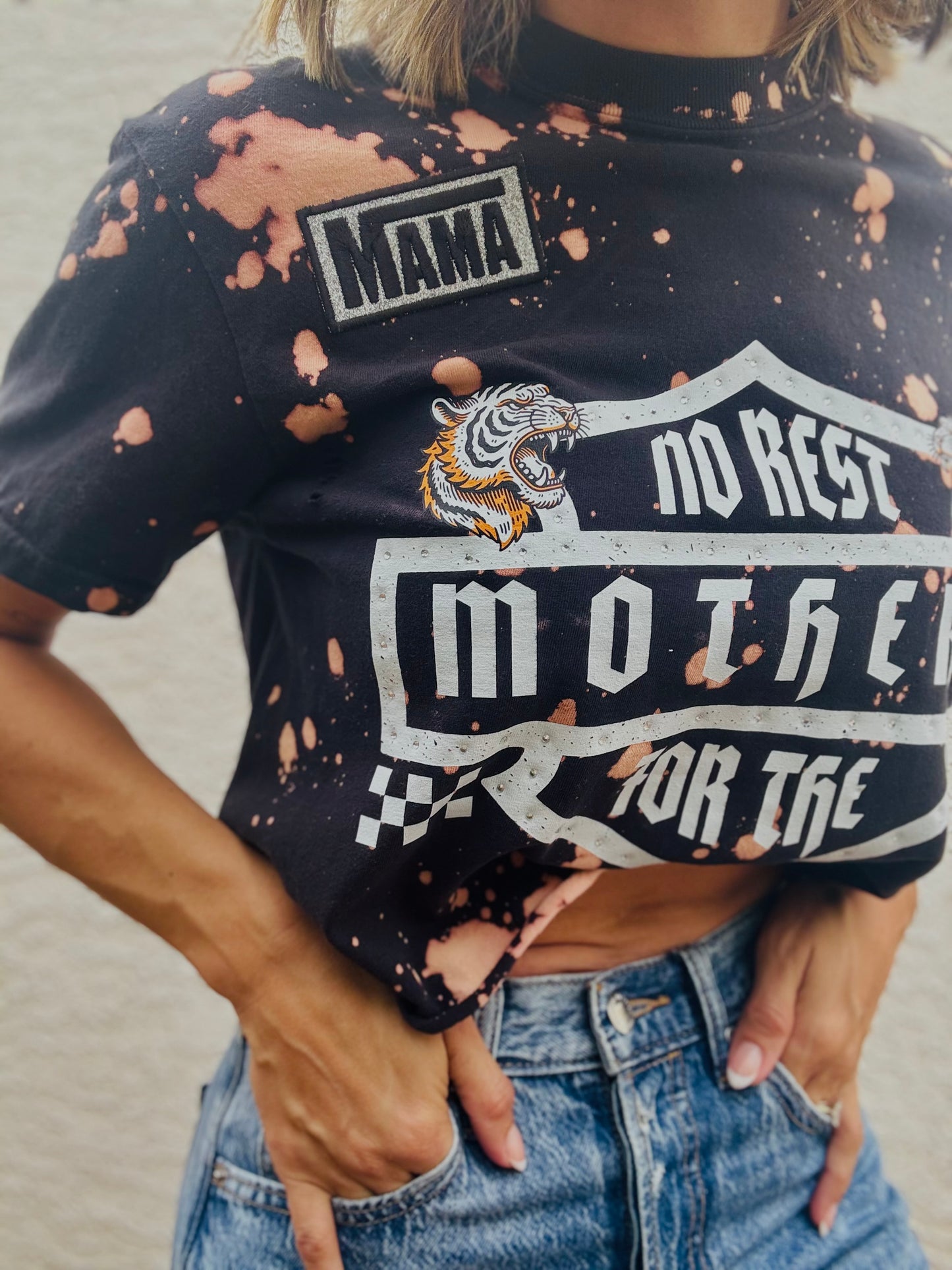DT-NO REST MAMA+ I + Dad Tshirt SMALL