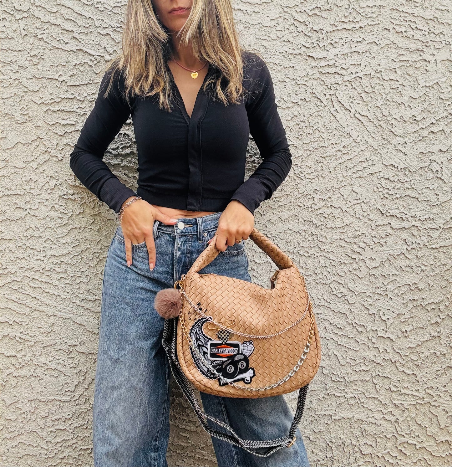 AM-edgy & Badd girl vibes *CHANDLER BAG** Taupe