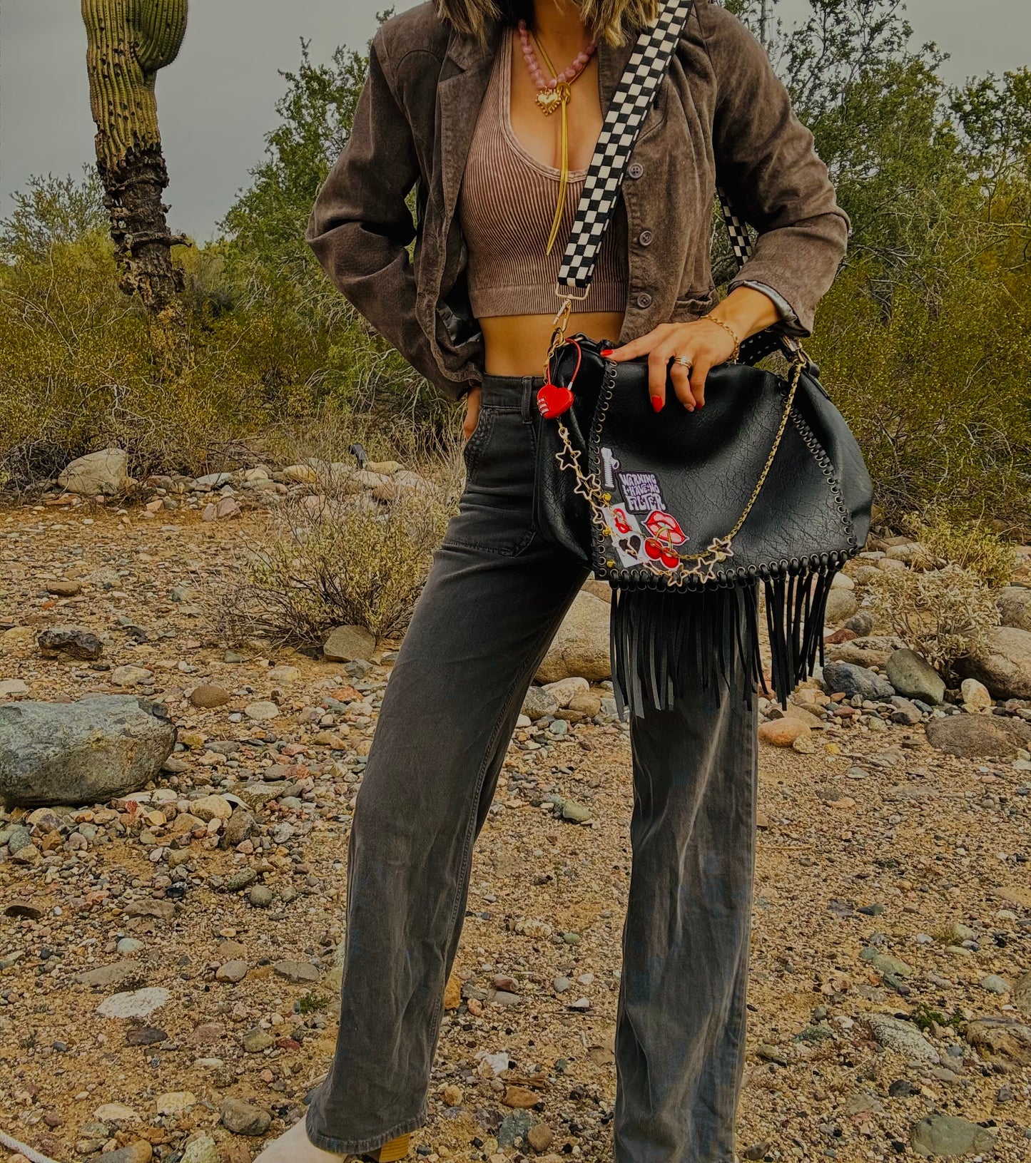 XO-QUEEN I have no filter - crossbody strap included** The Jerome**