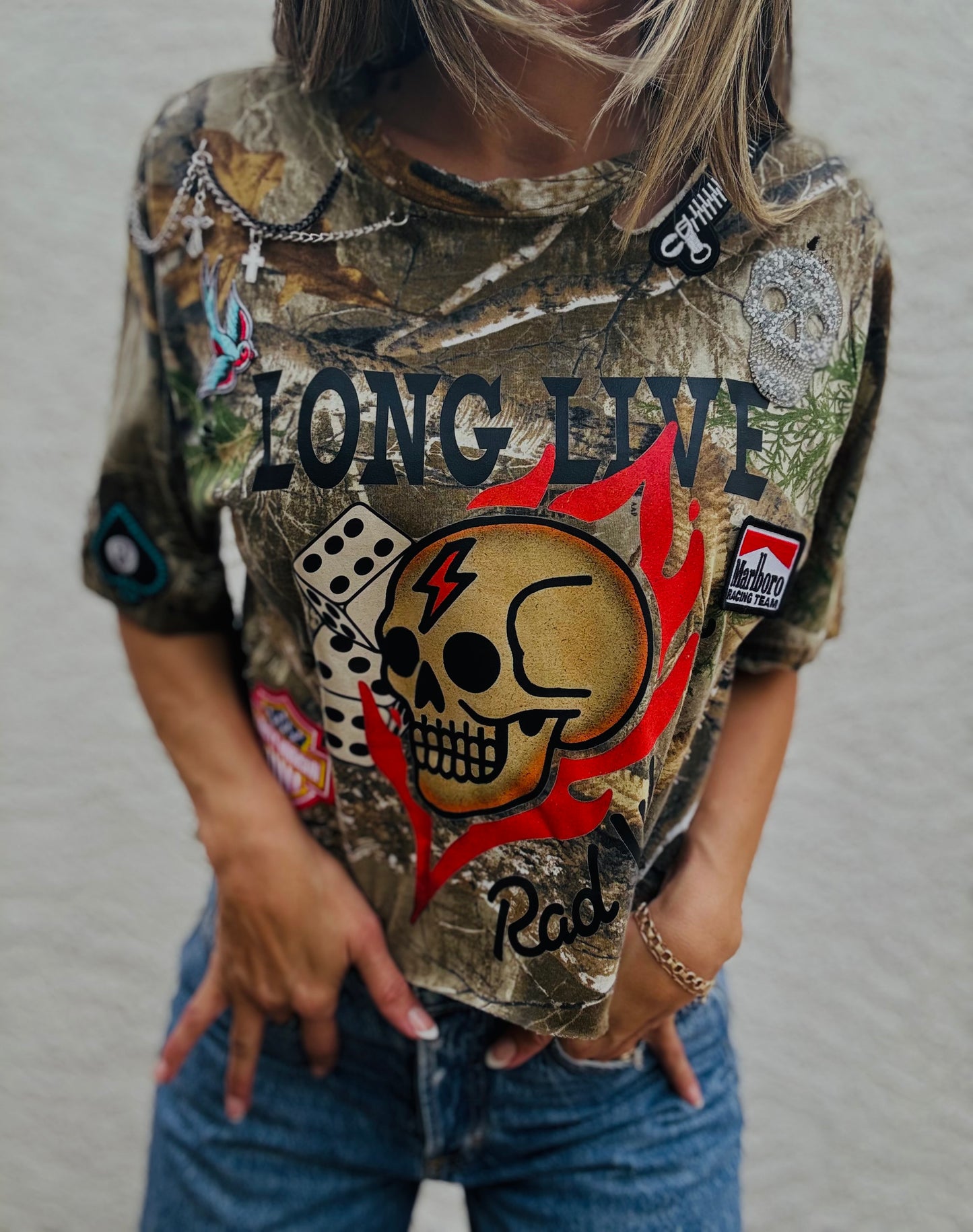 VTS- Long live rad women+ Camo + Vixen Tshirt