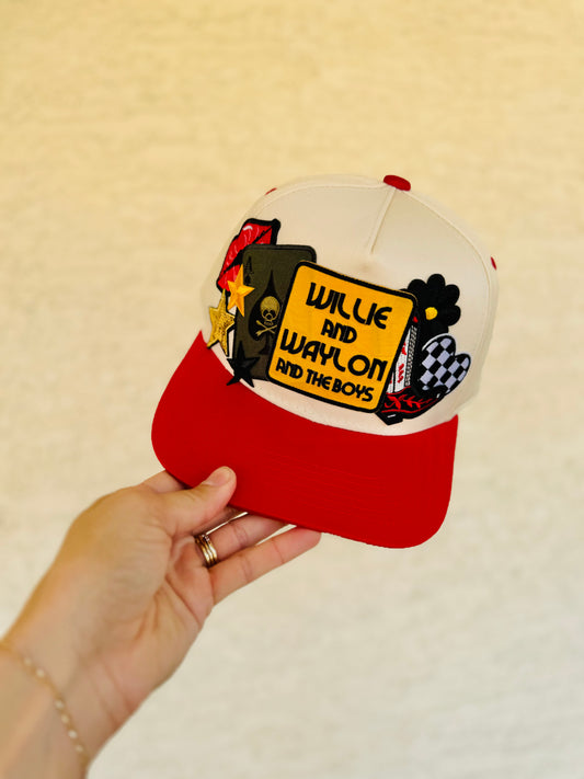 8- Willie Waylon and the boys vintage trucker