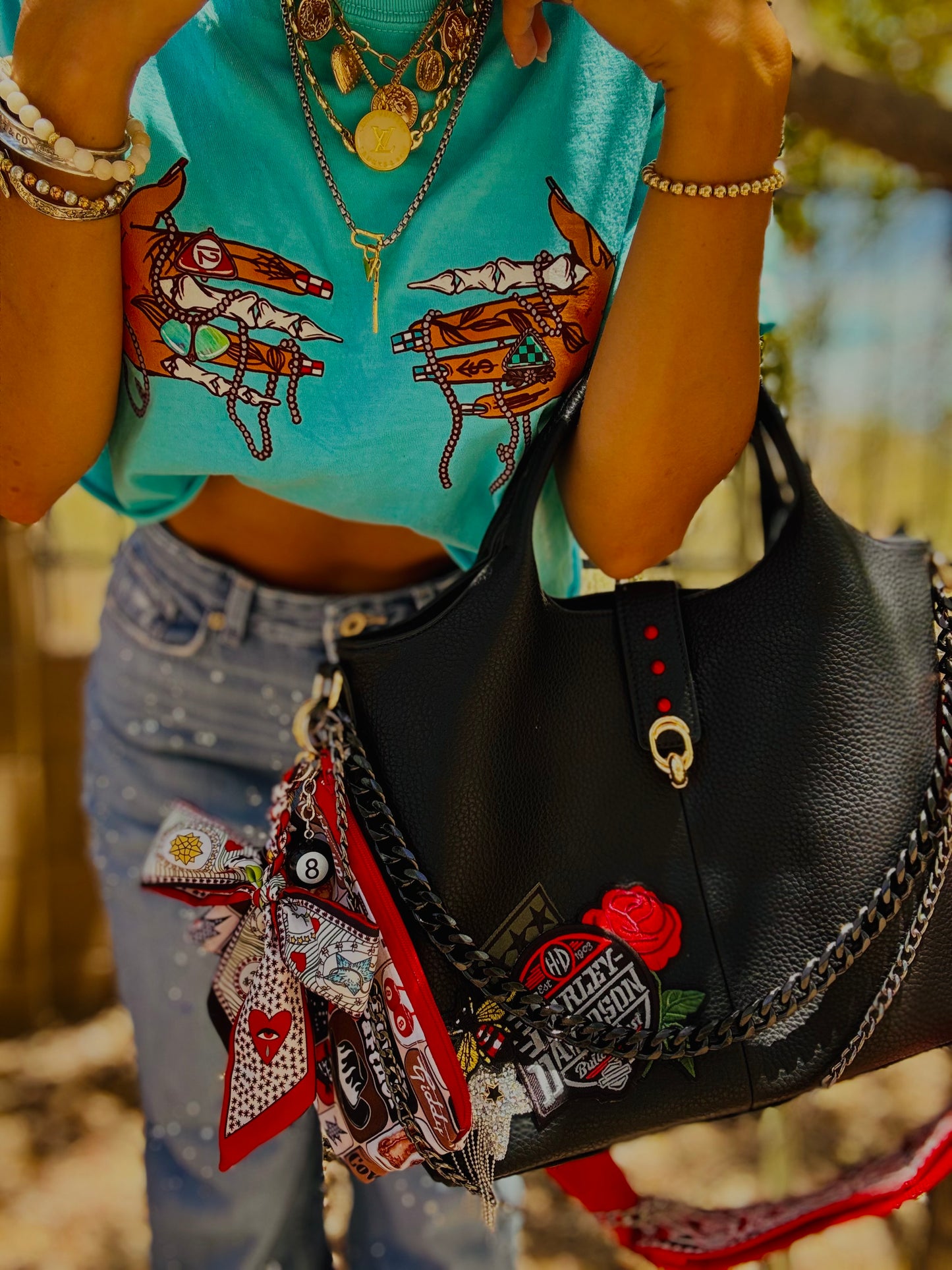 SAT- howdy bike babe+ TUCSON ￼** multi straps