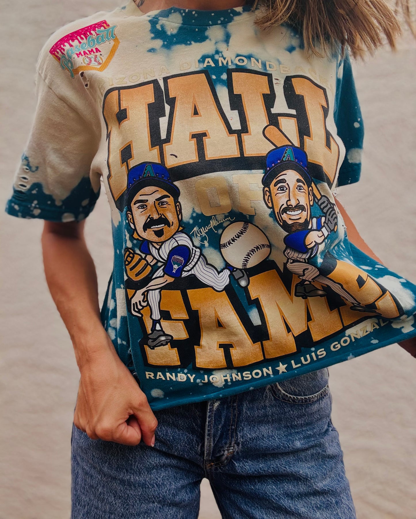 DT-hall of fame MAMA+ I + Dad Tshirt MEDIUM