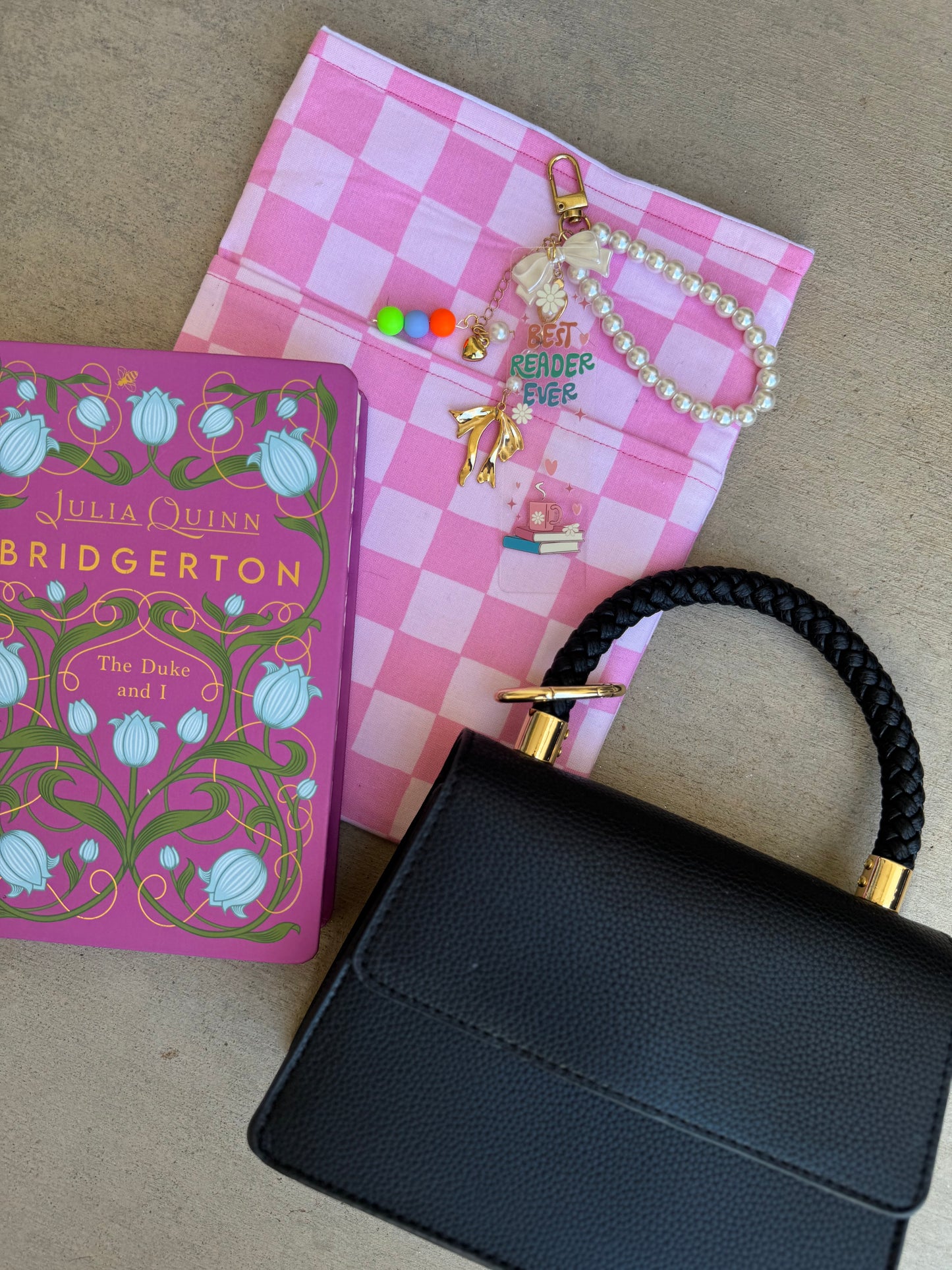 BBC-hand beaded+BOOK BAG CHARM 1