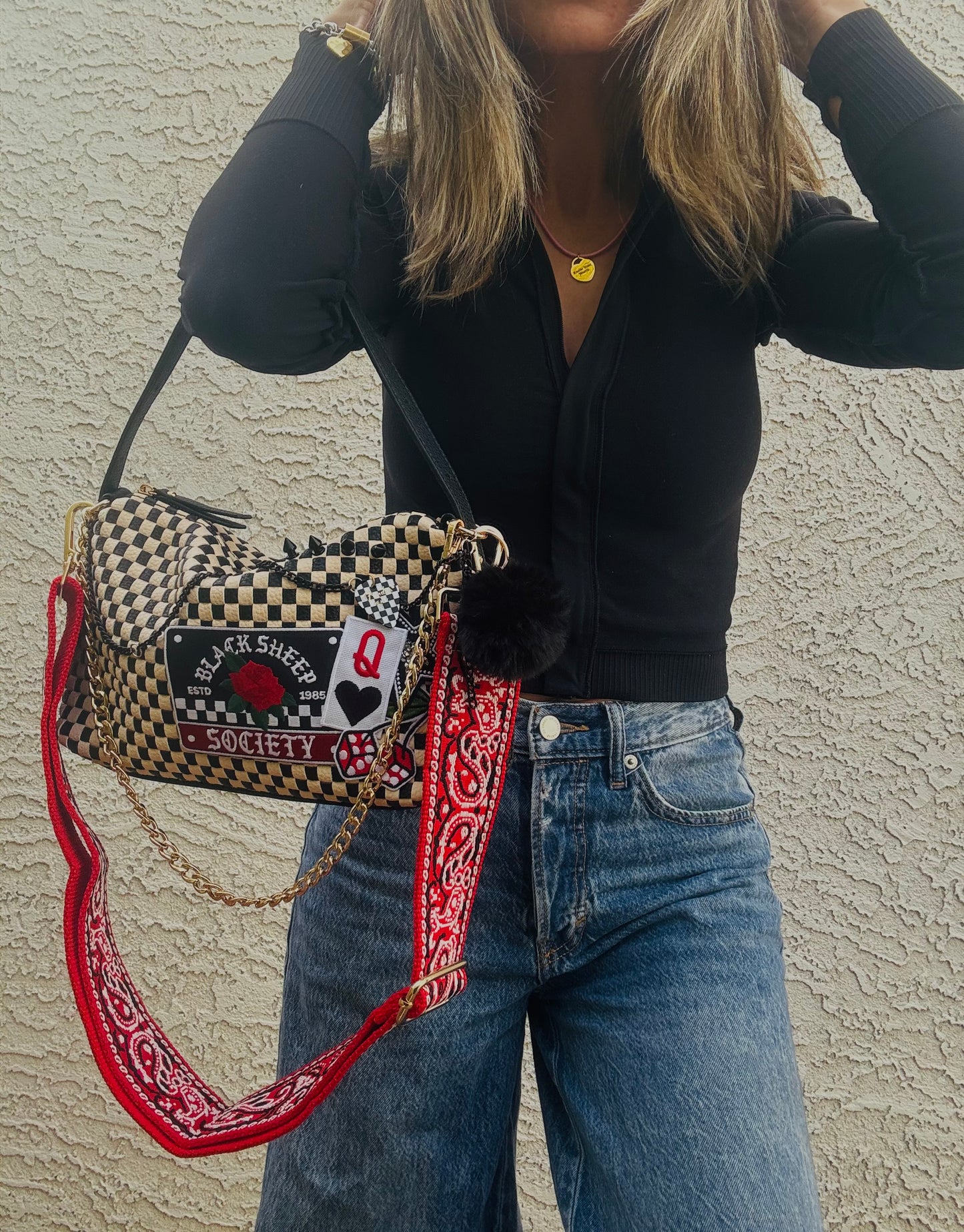 AM-black sheep society QUEEN +** GILBERT ** multi straps