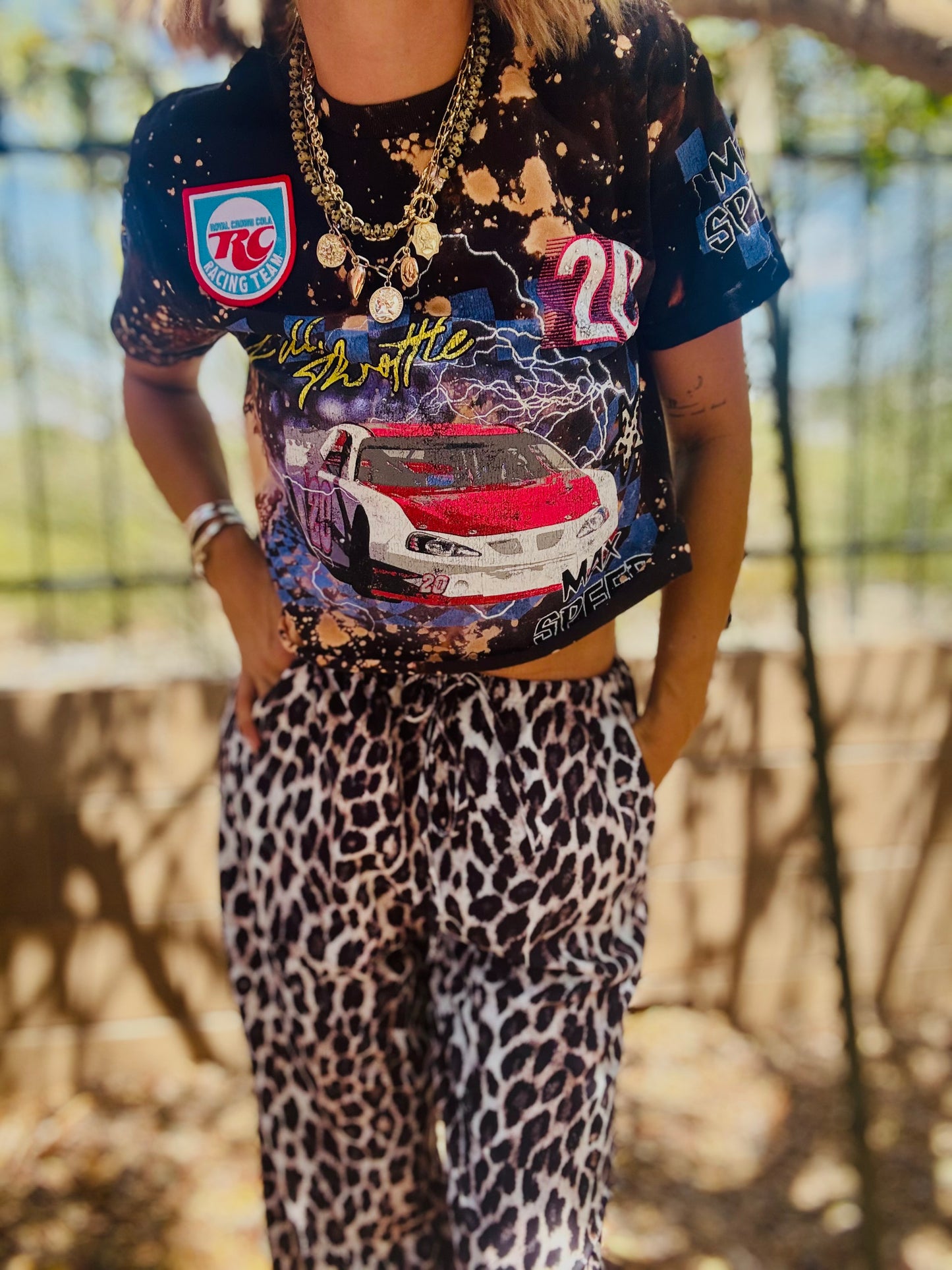 TEE-vintage race 22- DAD TEE SMALL