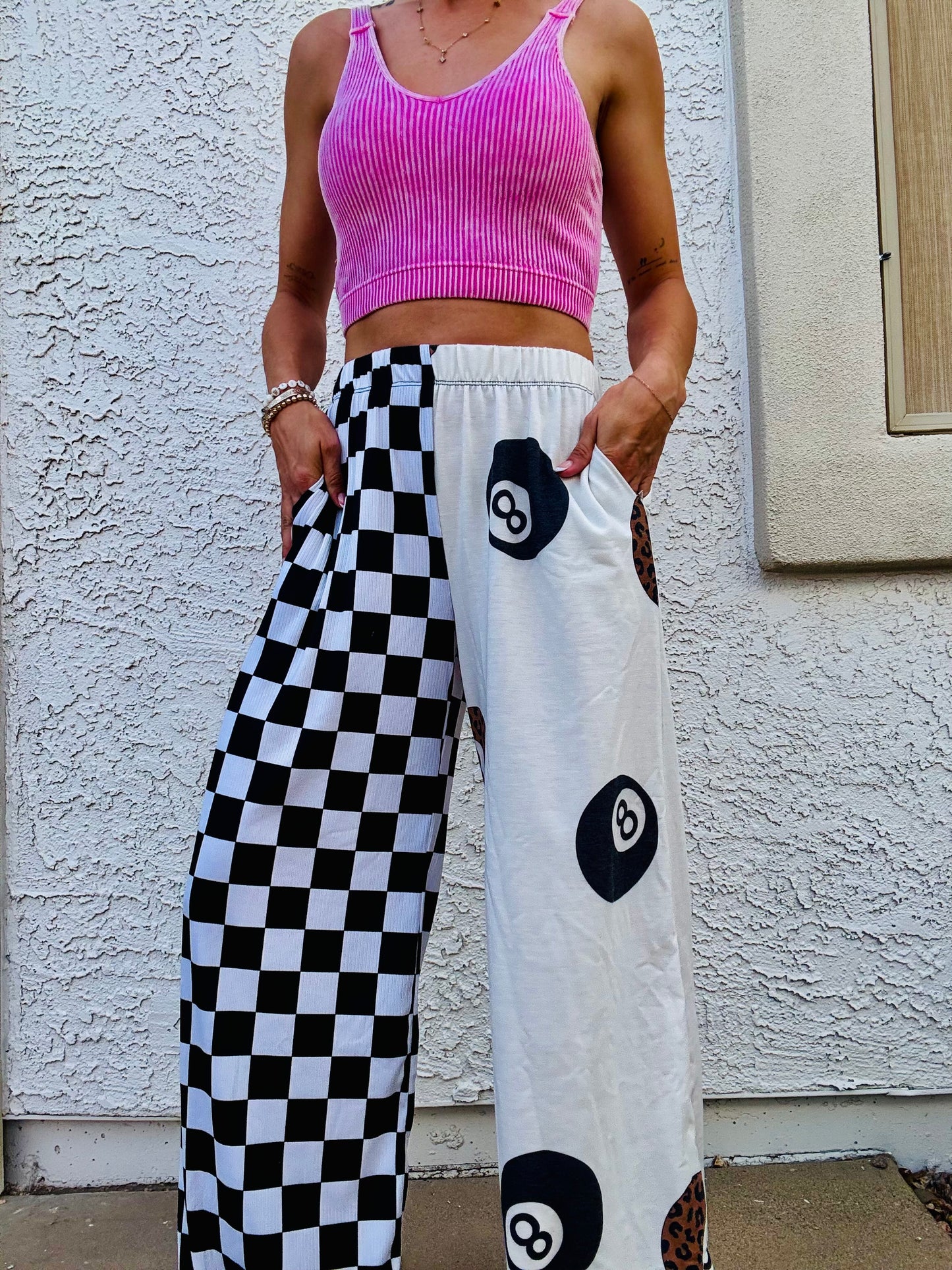 CB- DOUBLE TROUBLE+Wide Led Everyday “ not” so Casual pants