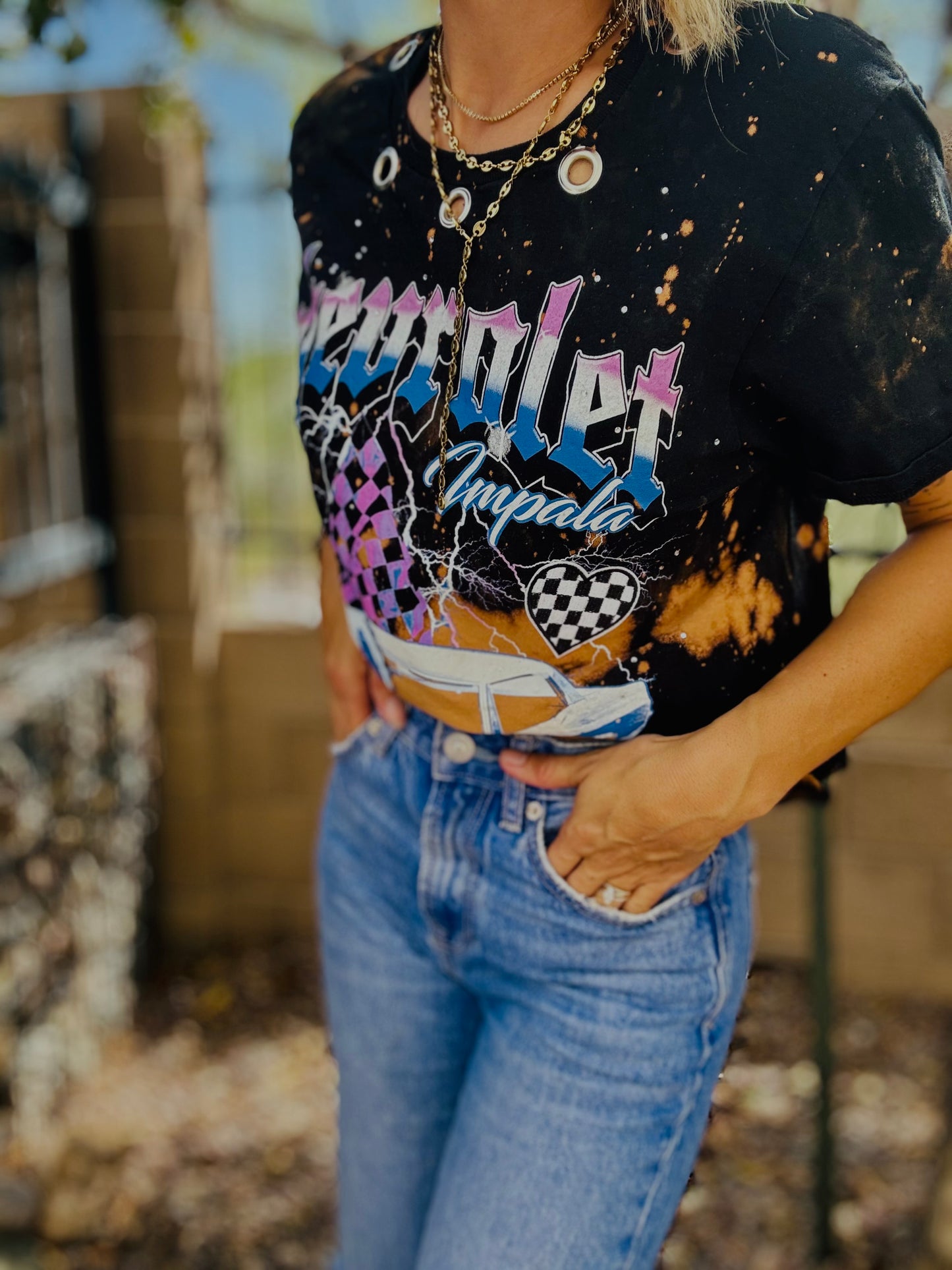 TEE-vintage purple car +DAD TEE medium cropped
