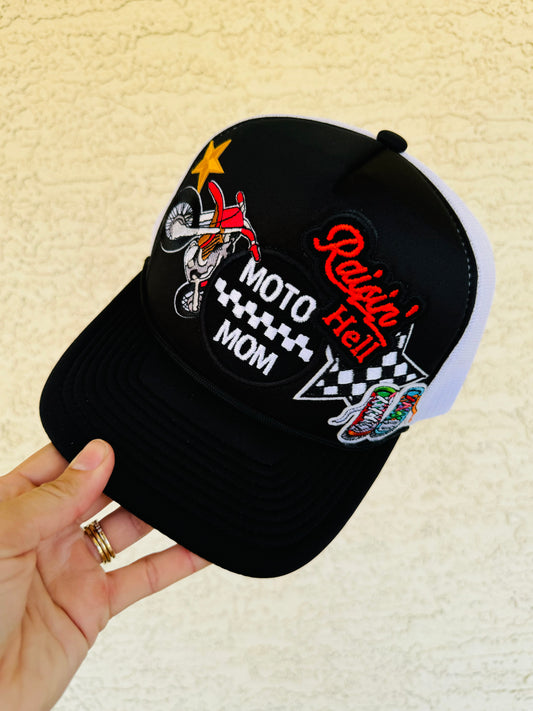 8- dirt bike Moto Mom Black