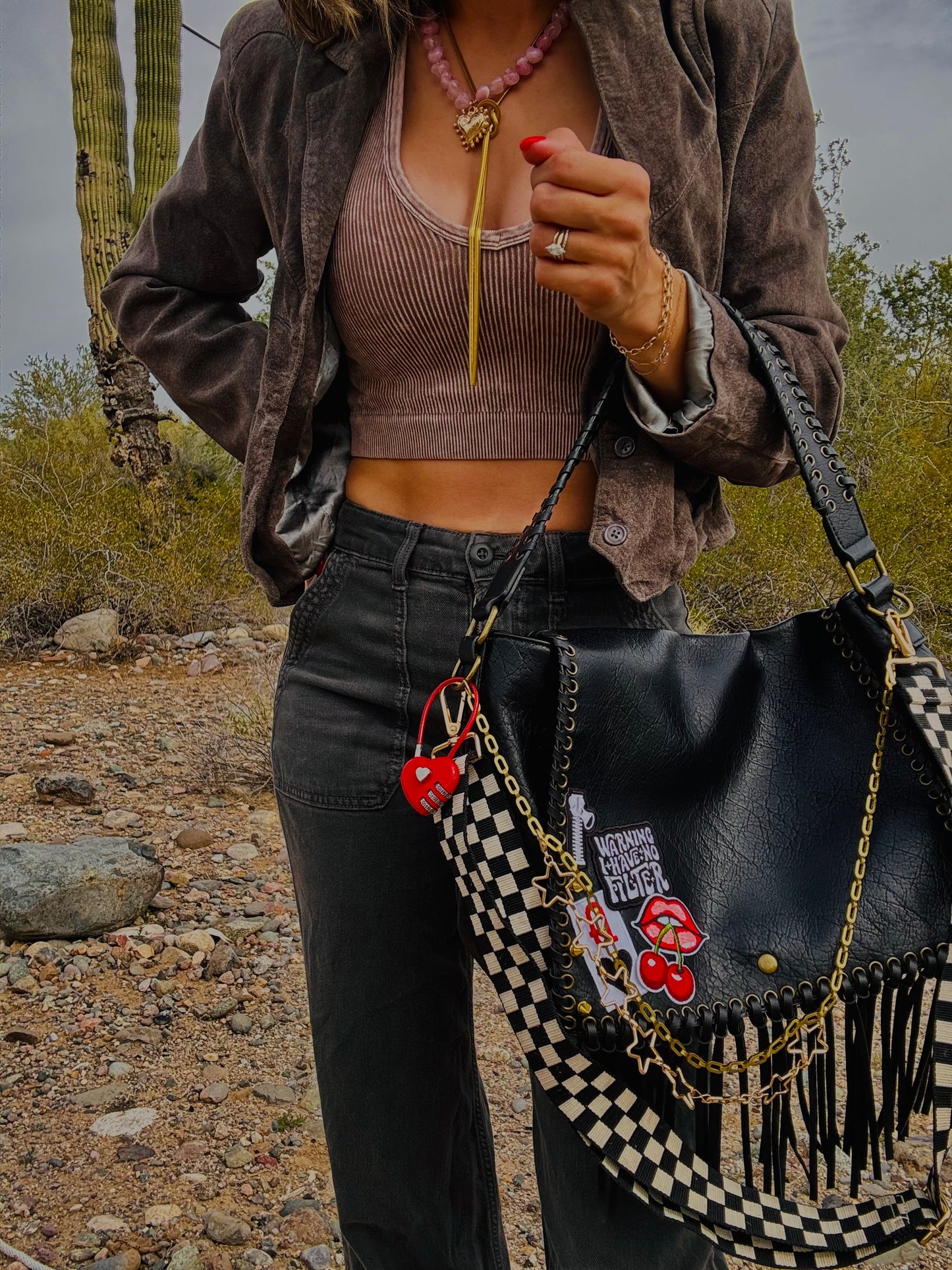 XO-QUEEN I have no filter - crossbody strap included** The Jerome**