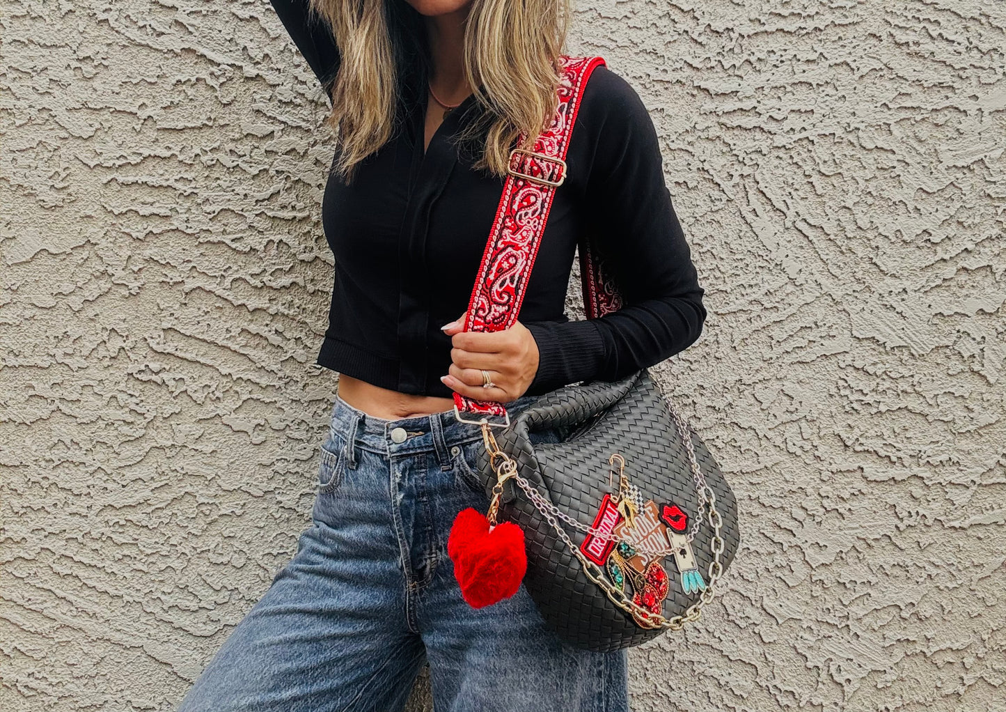 AM-Og SMOKESHOW *CHANDLER BAG**charcoal grey