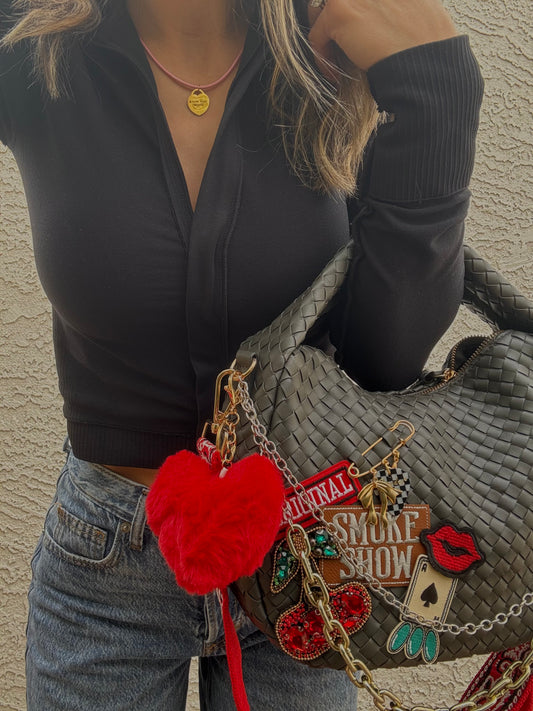 AM-Og SMOKESHOW *CHANDLER BAG**charcoal grey