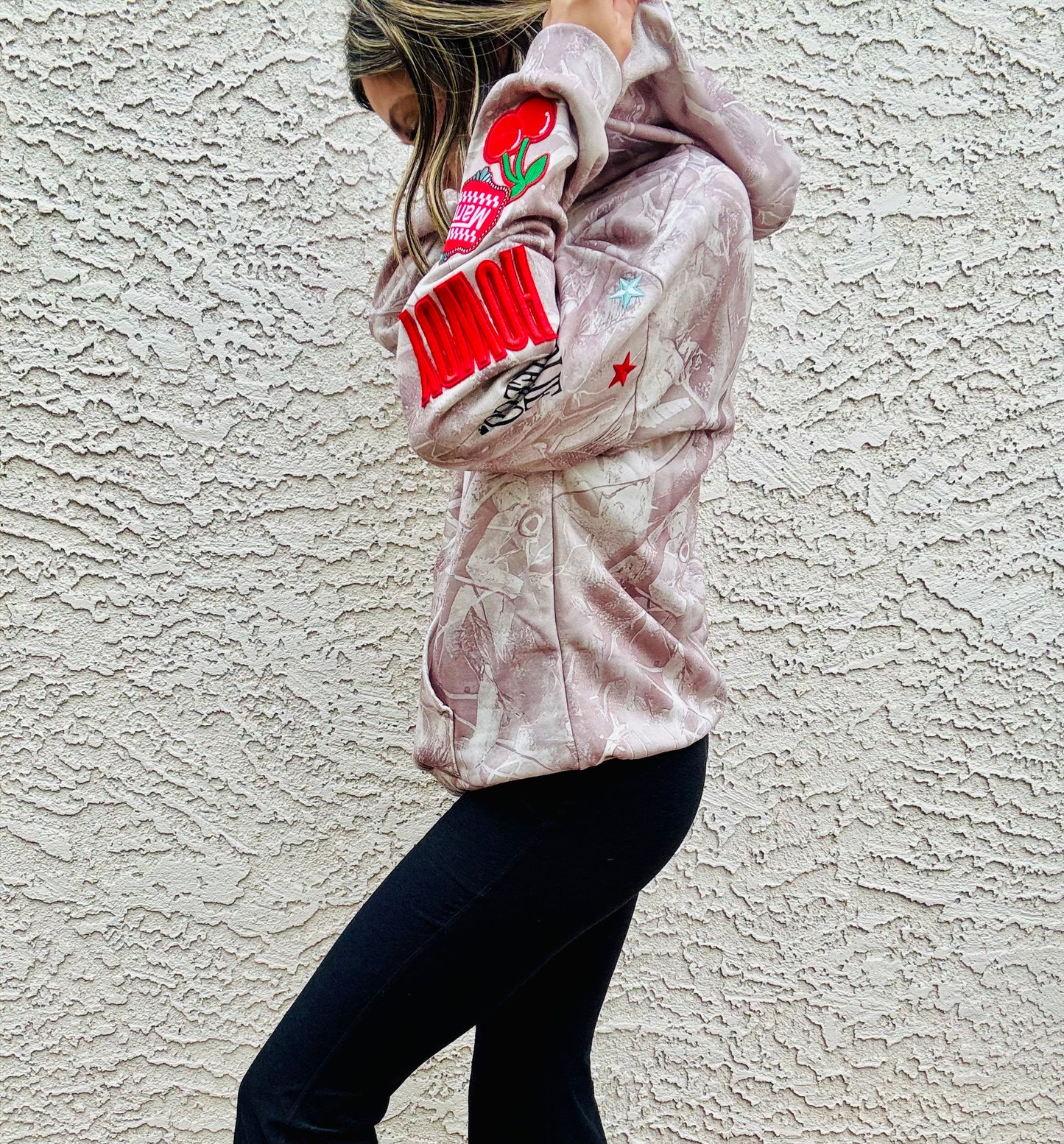 BBH-Camo Sweater+ Mama red howdy