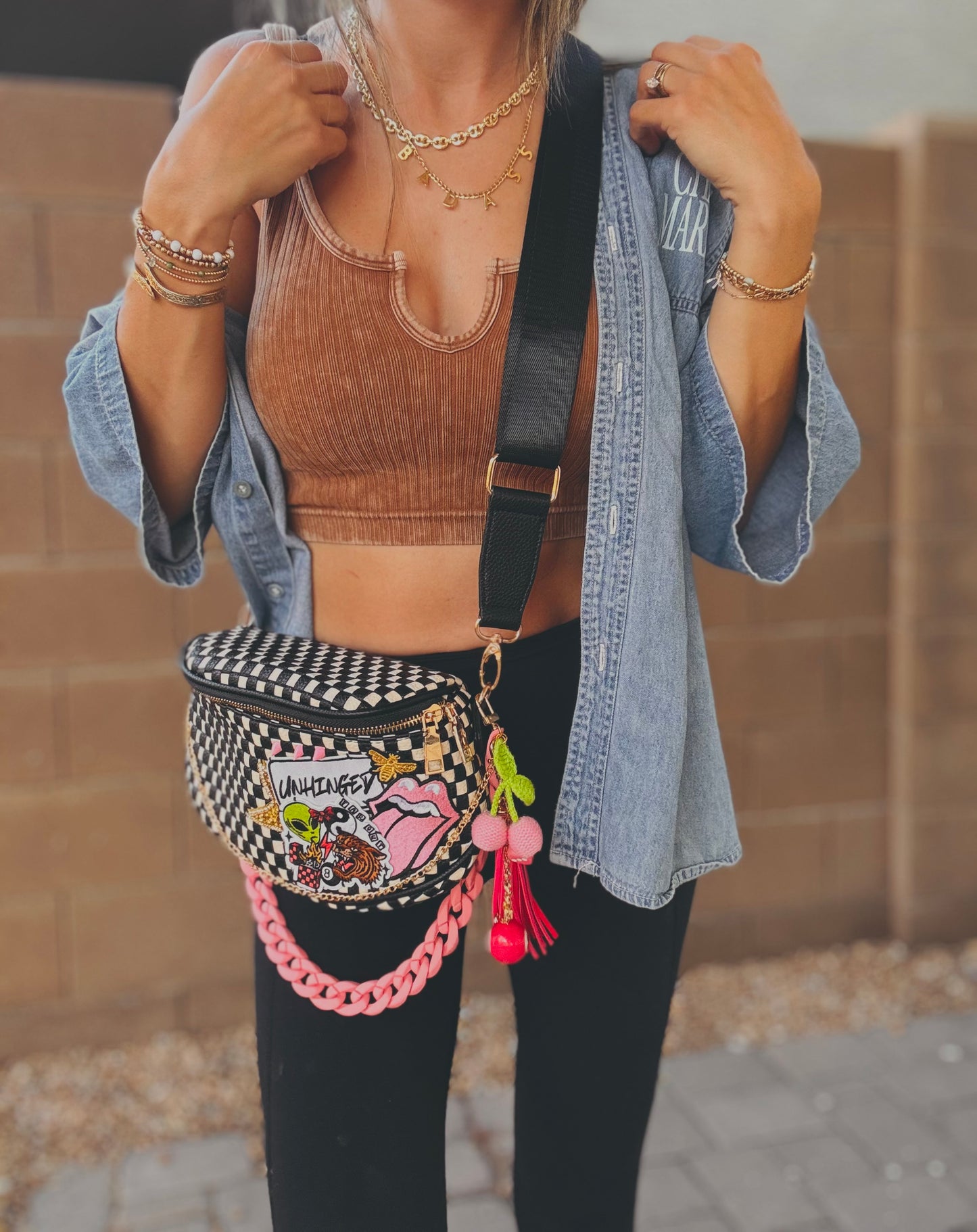 FC-unhinged baddie +handmade charms OG+PHOENIX BAG