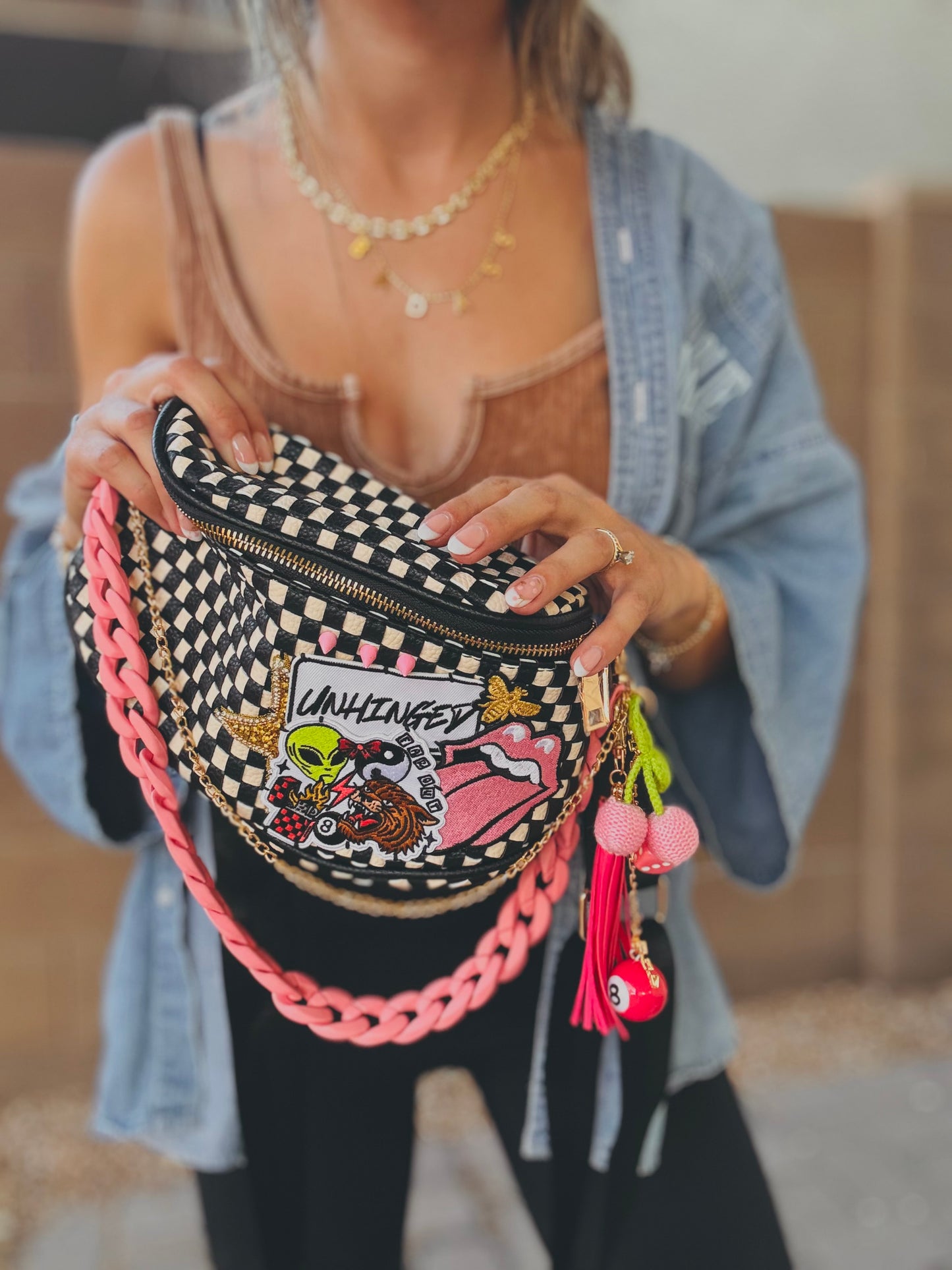 FC-unhinged baddie +handmade charms OG+PHOENIX BAG