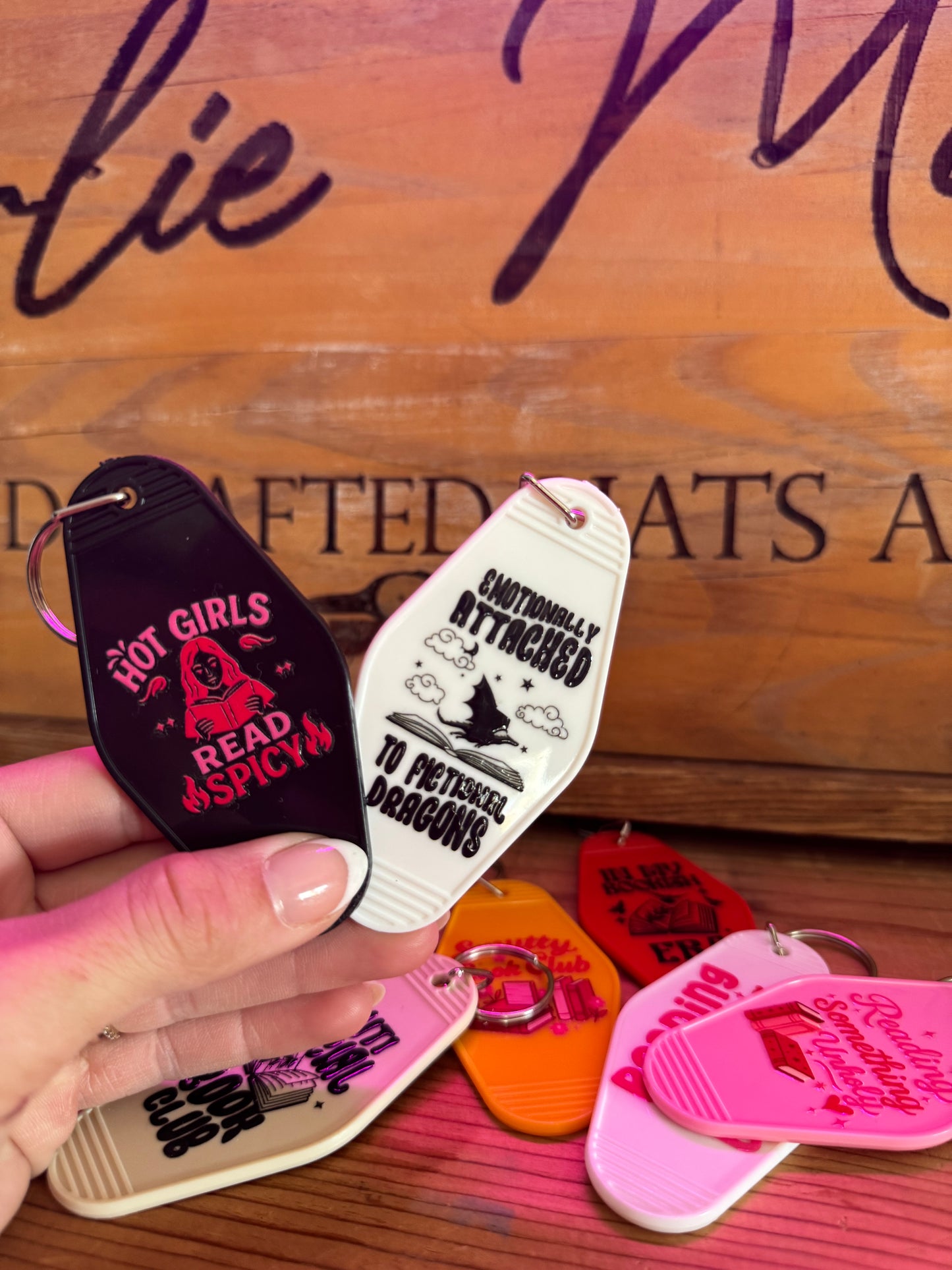 BCJ-Mystery Pick- Hotel Book Keychains