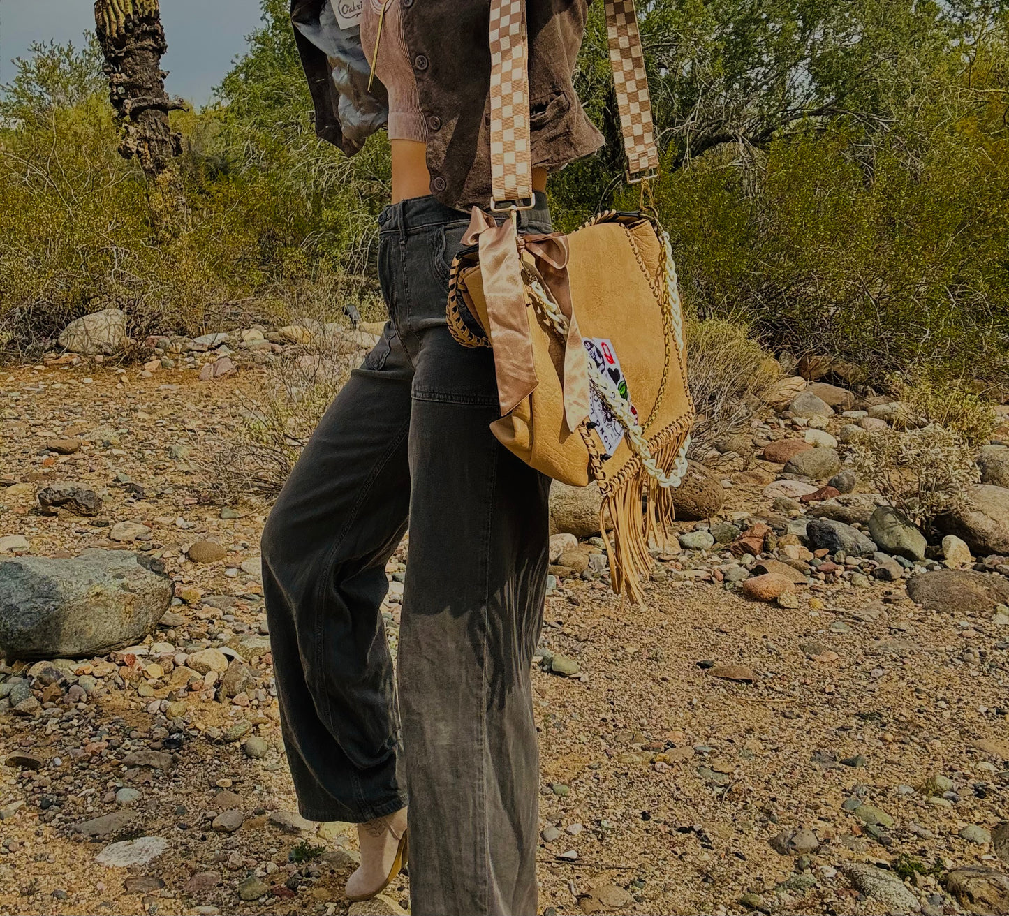 XO-LONG LIVE RAD WOMEN BE THE QUEEN- crossbody strap included** The Jerome**